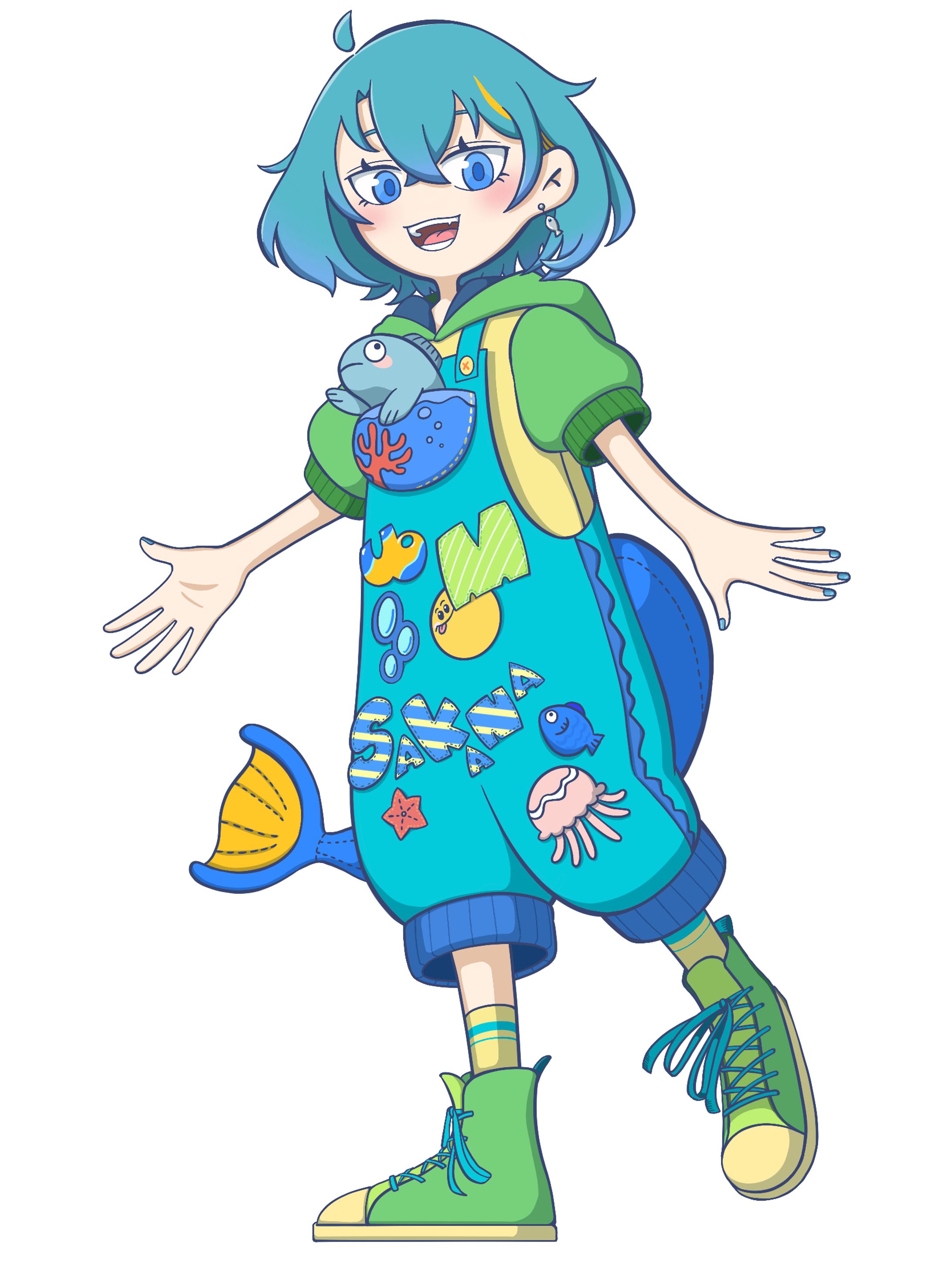 オリジナルキャラクター　「お魚うお」-1