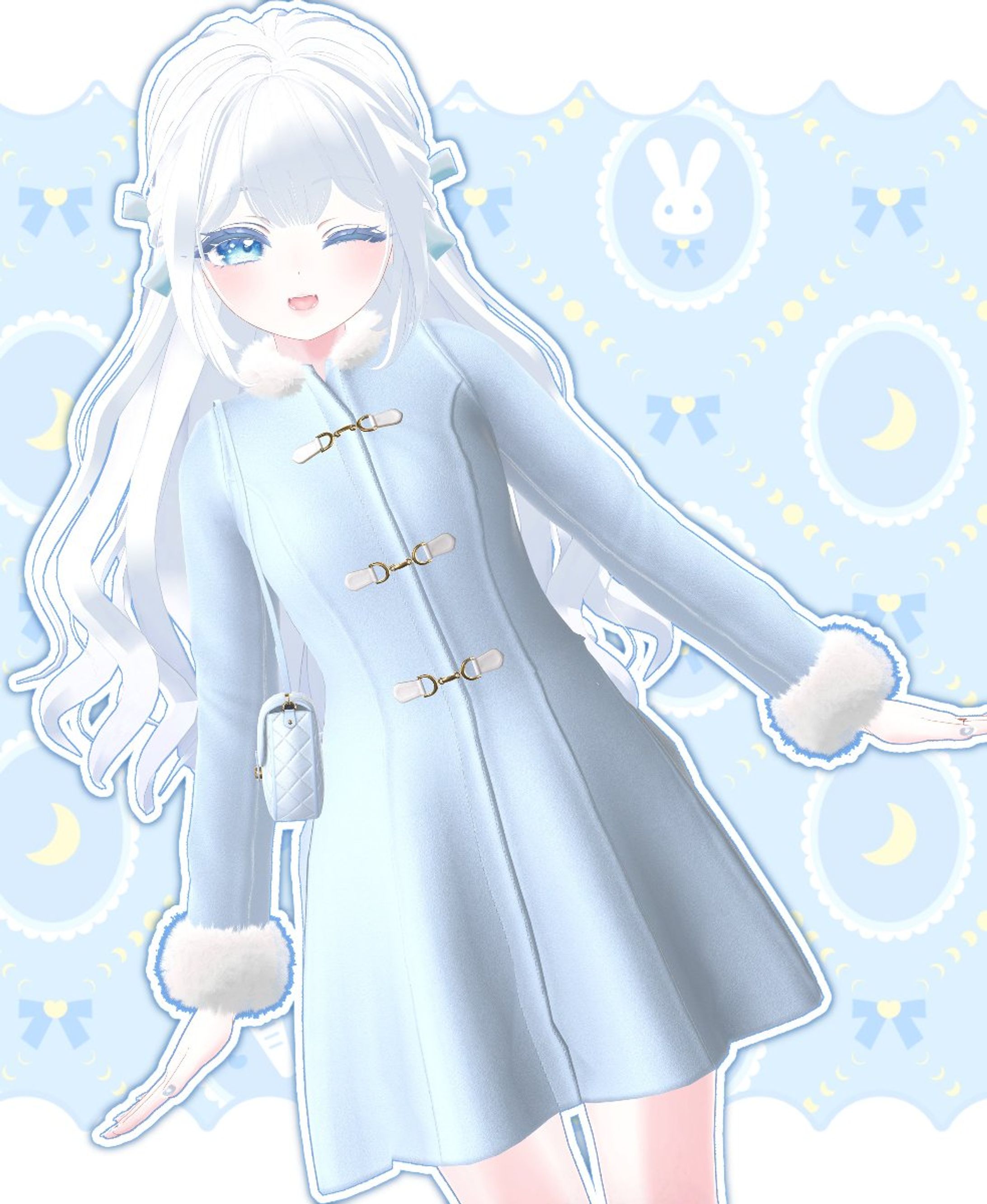 MAPLE LEAF 様 【35アバター対応】ふわふわパステルコート-1