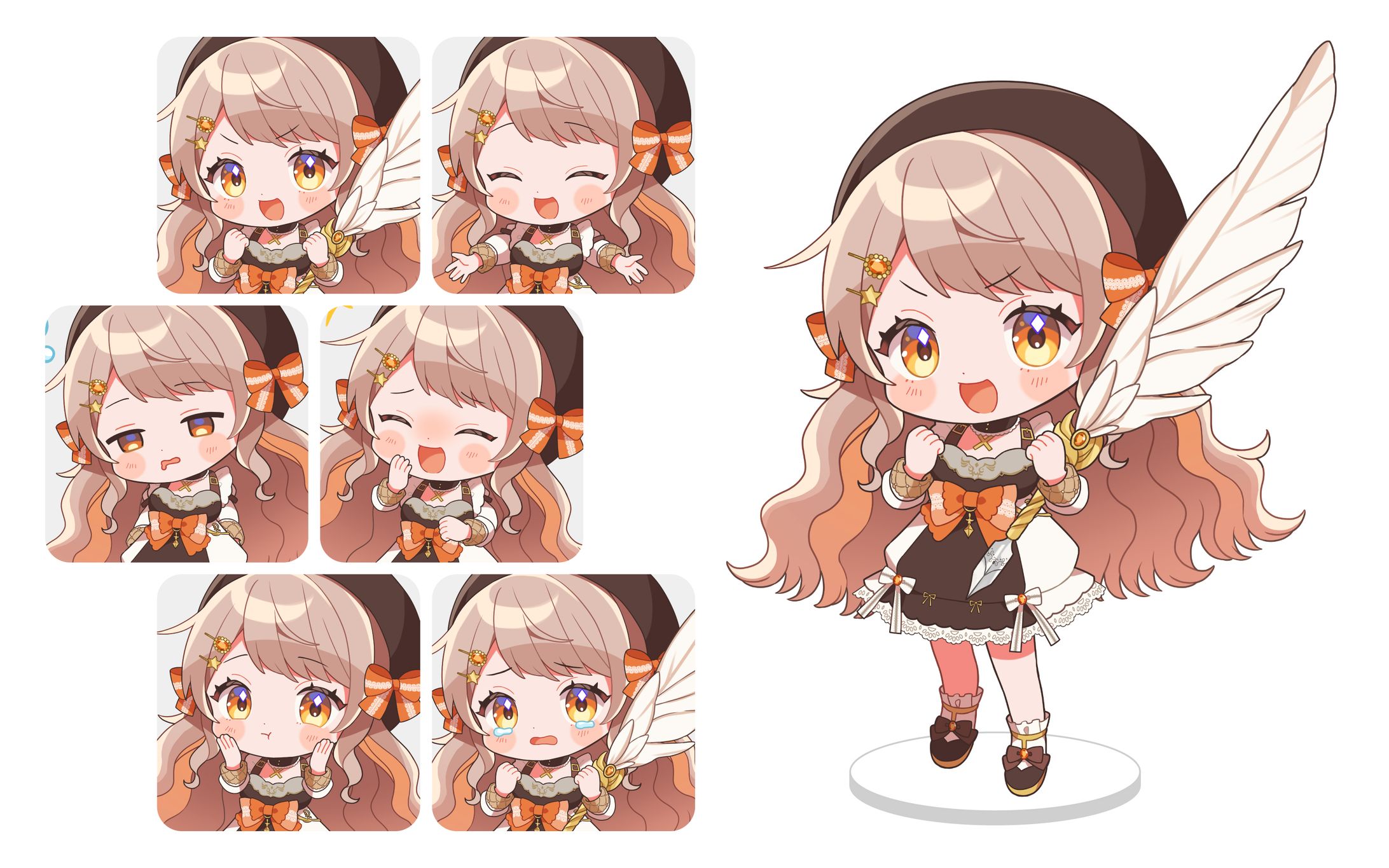 【SDイラスト】星月姫薇様-1