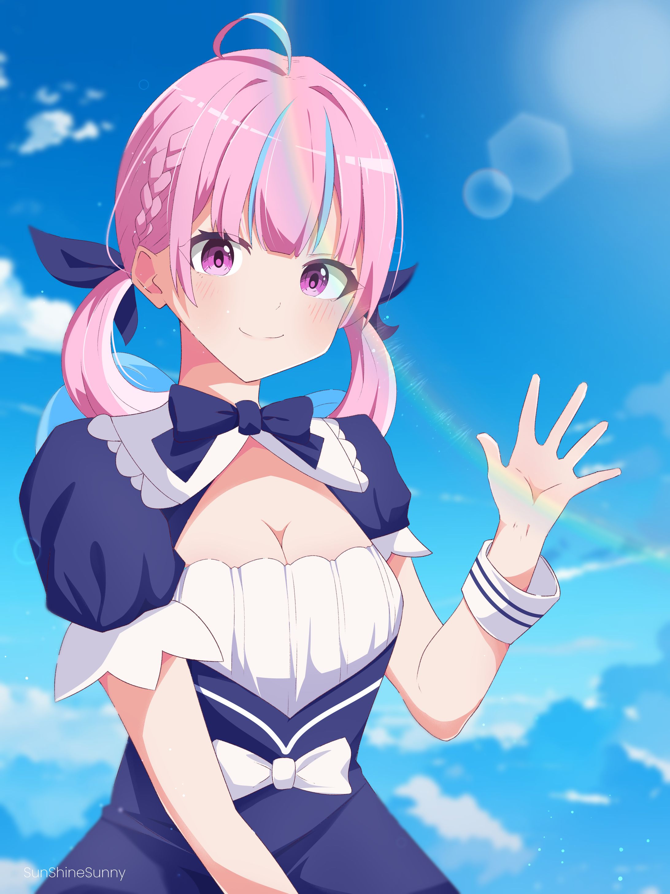 【Anime Style】Minato Aqua Graduation Fanart-1