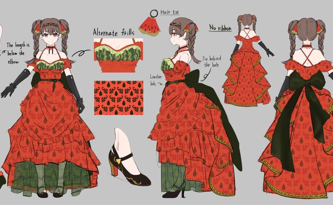 海外ストリーマー様 新衣装デザイン制作