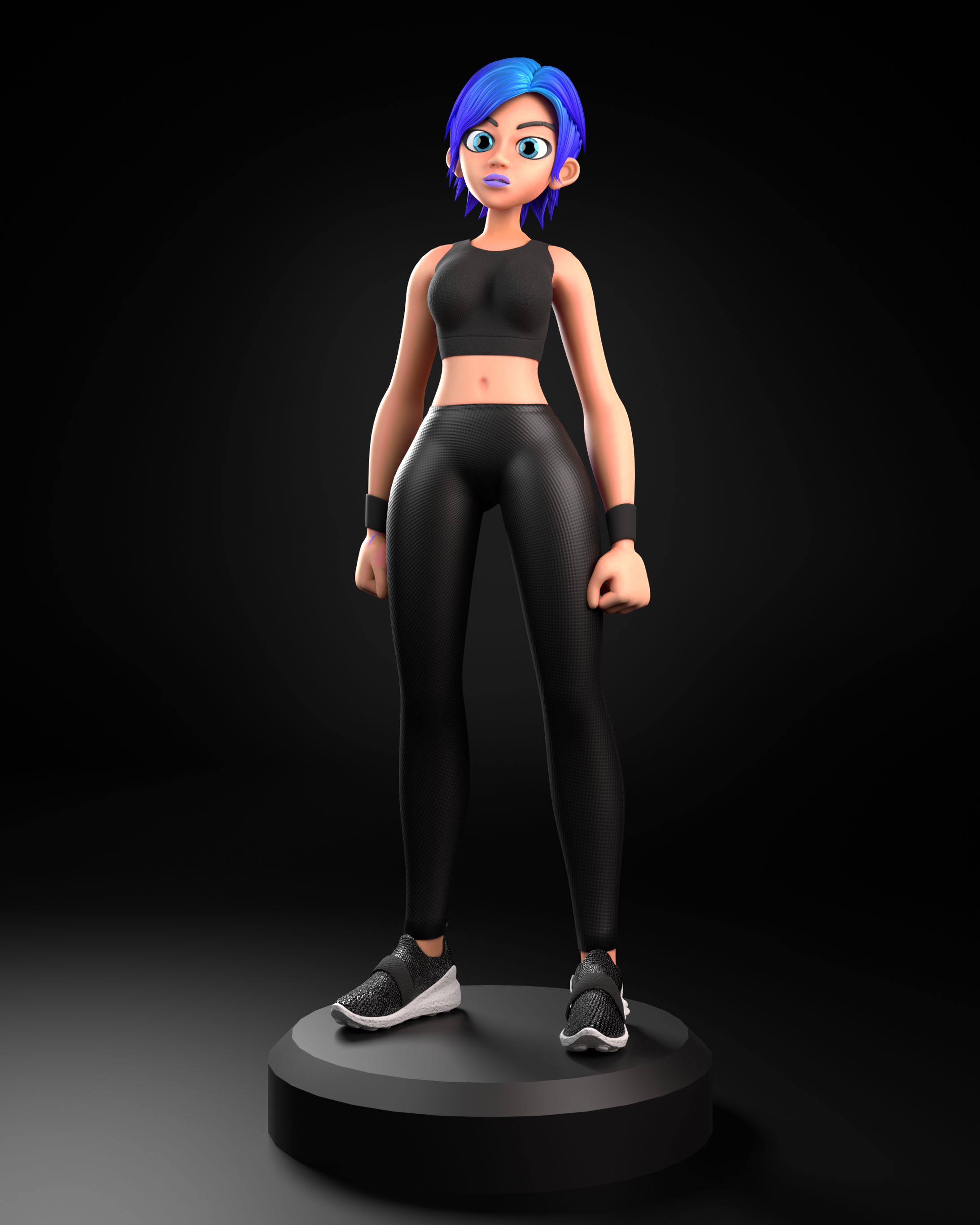 Tough woman stylized-1