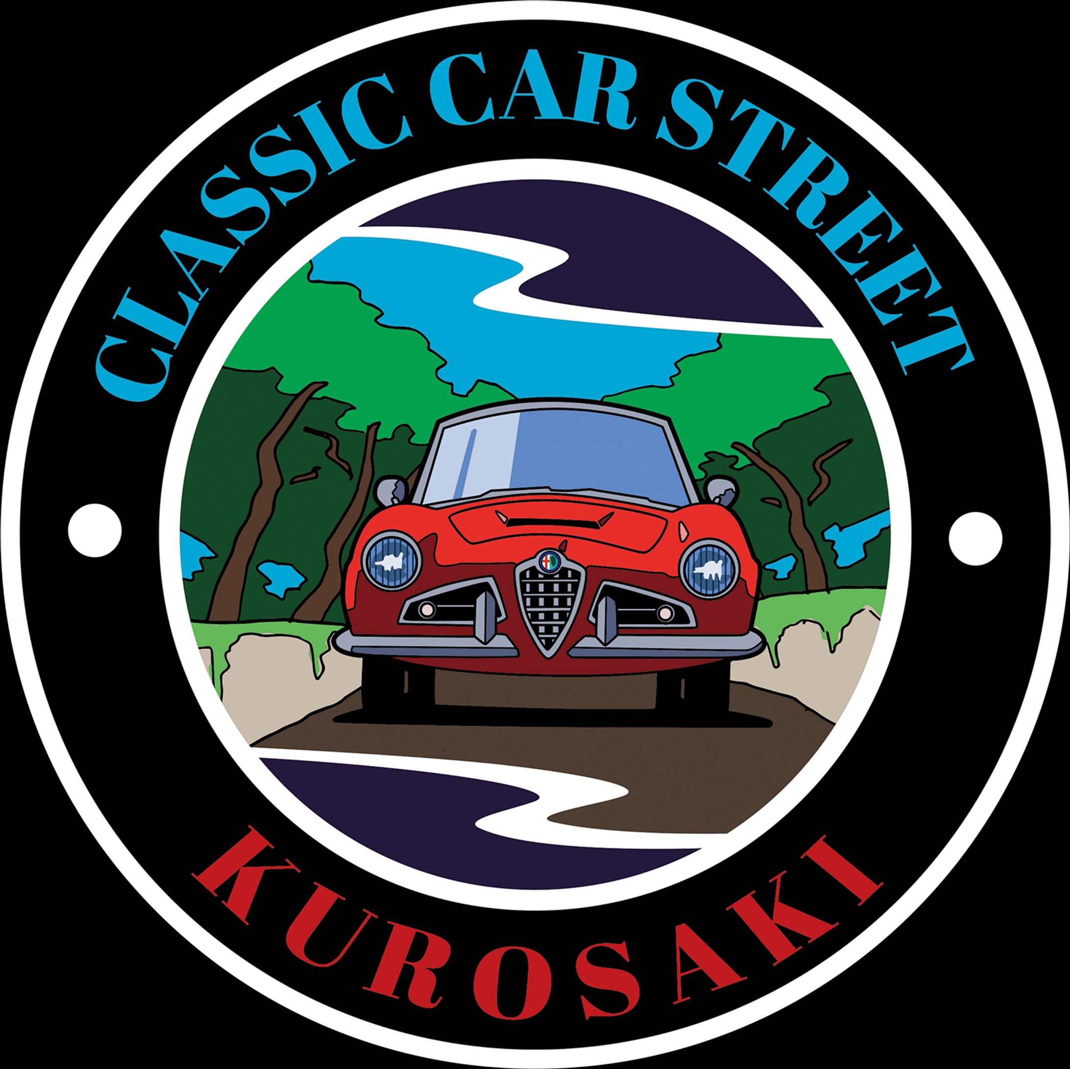 CLASSICCAR STREET KUROSAKI ステッカーロゴデザイン-1