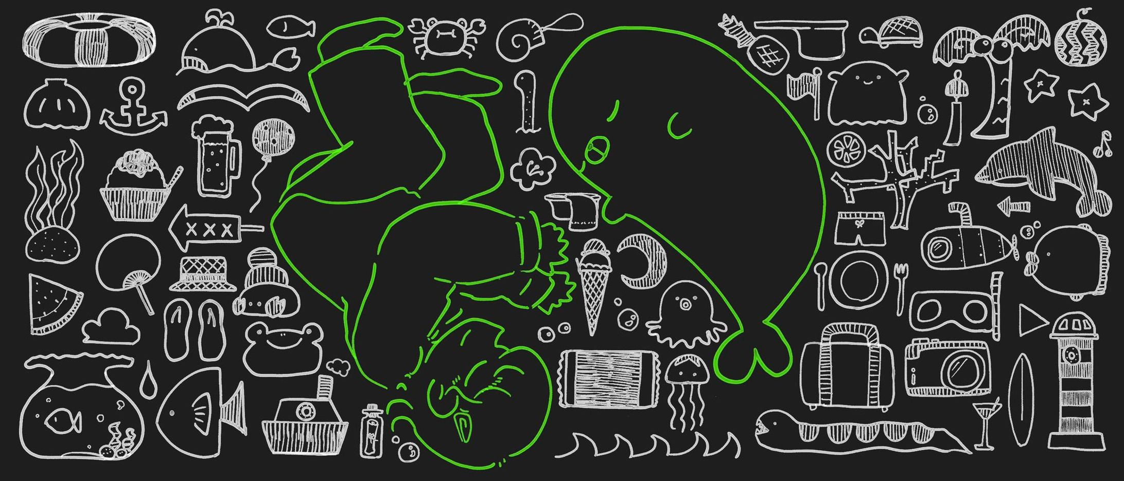 【イラスト】東京浴場｜風呂タイル100人展-1