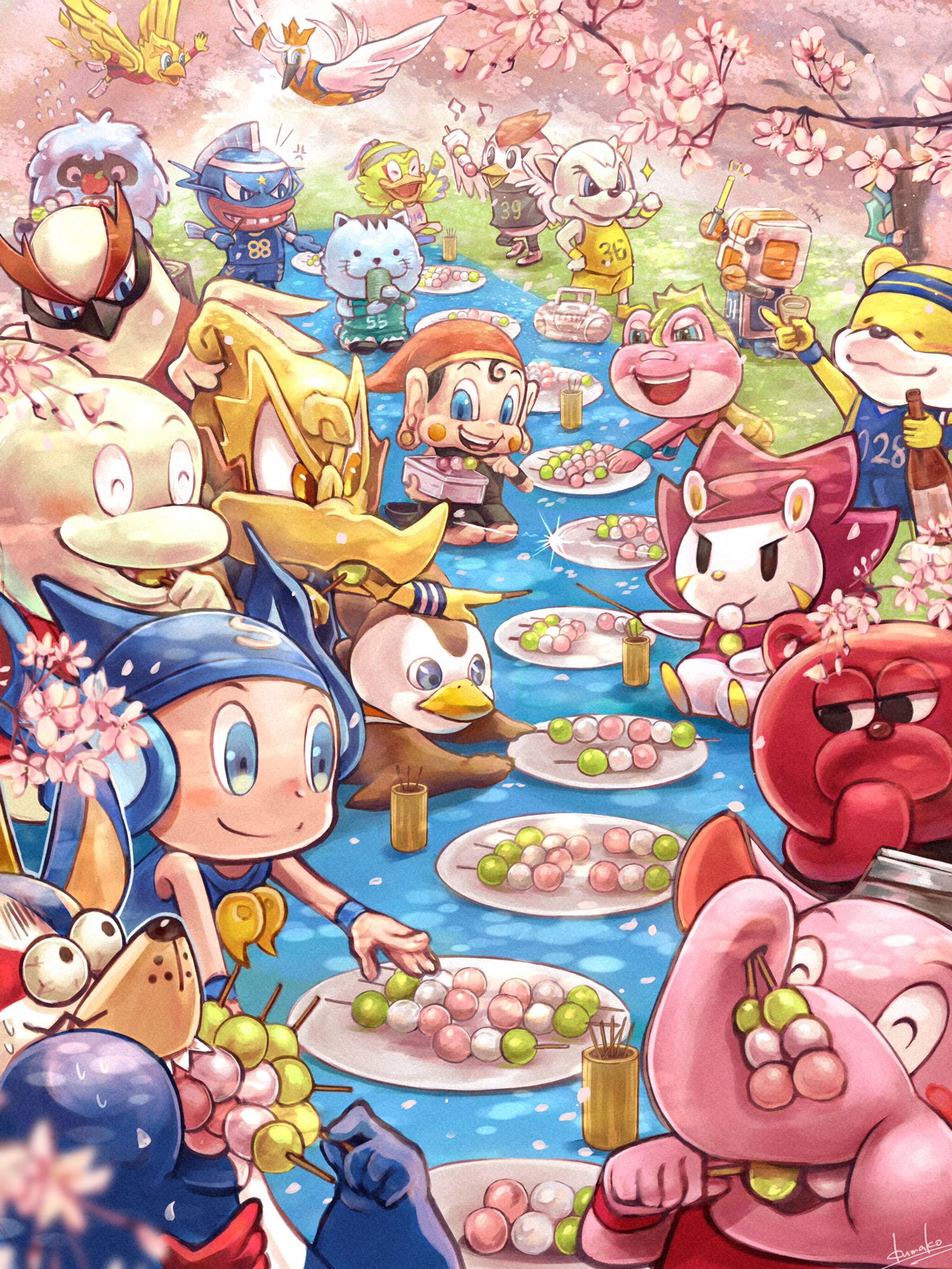 【FA】Bリーグマスコット-1