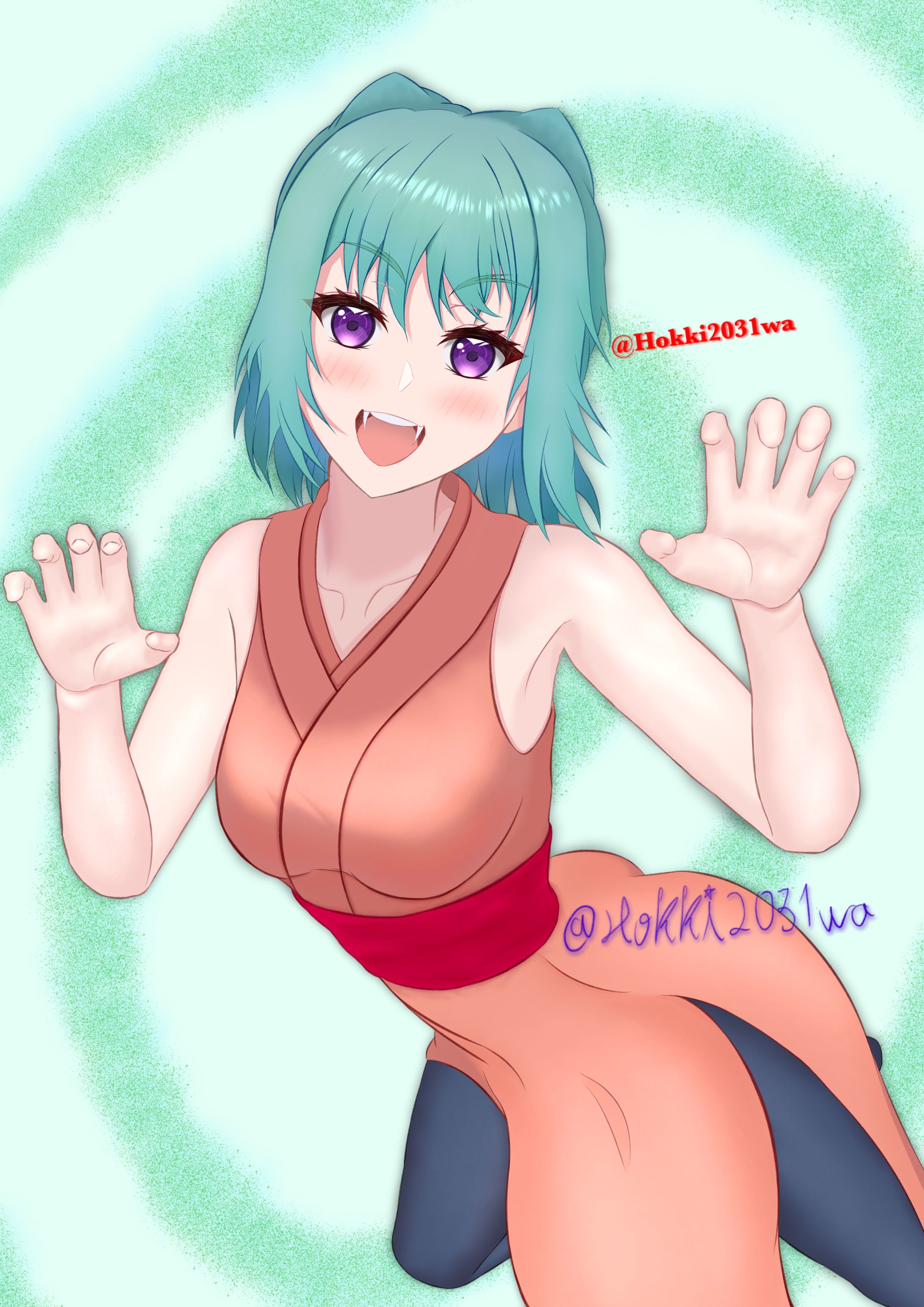 【イラスト作品】鬼の子・あまのん-1