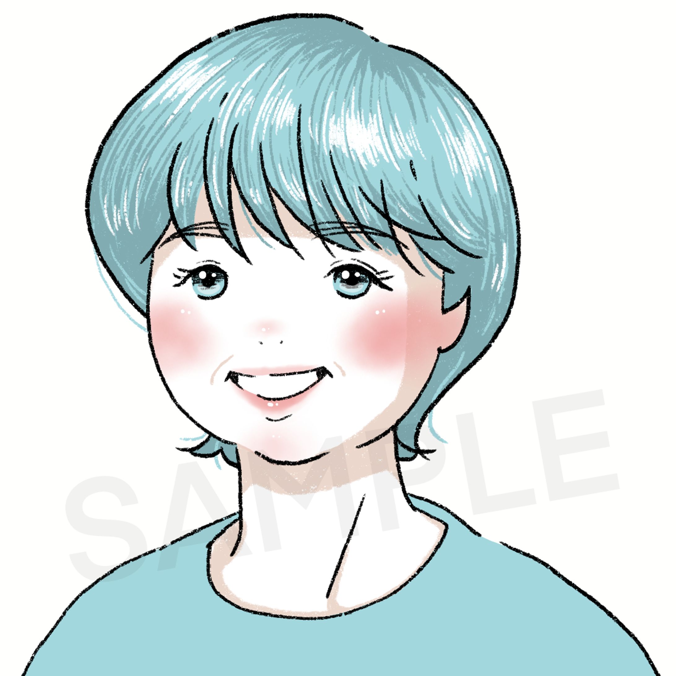 似顔絵｜北里はるか様-1