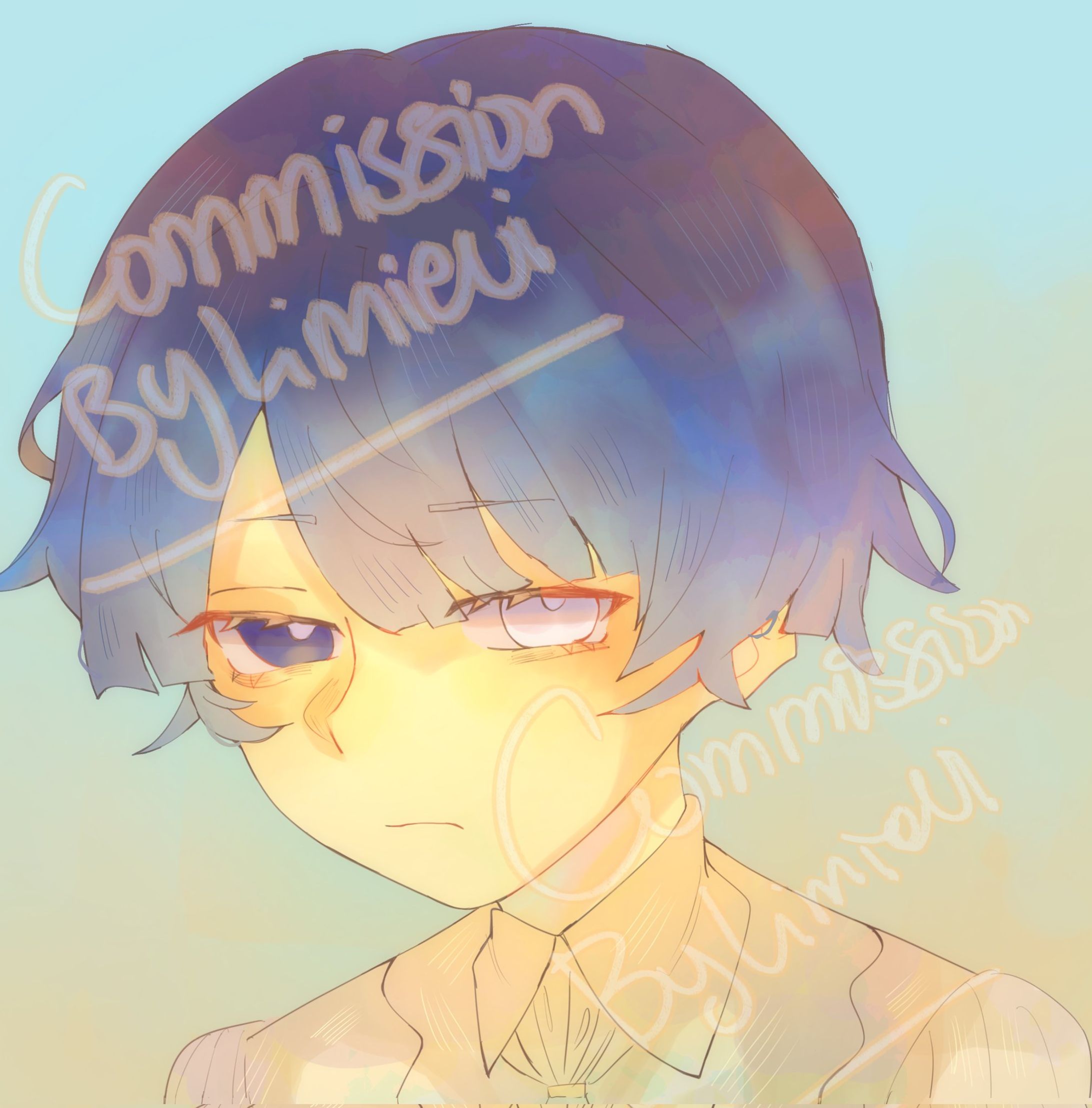 Bust up commission for @/akirabies-1