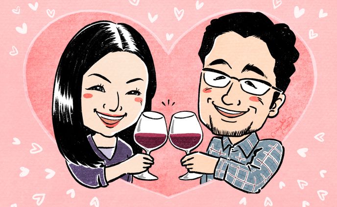 似顔絵〈年賀状用〉