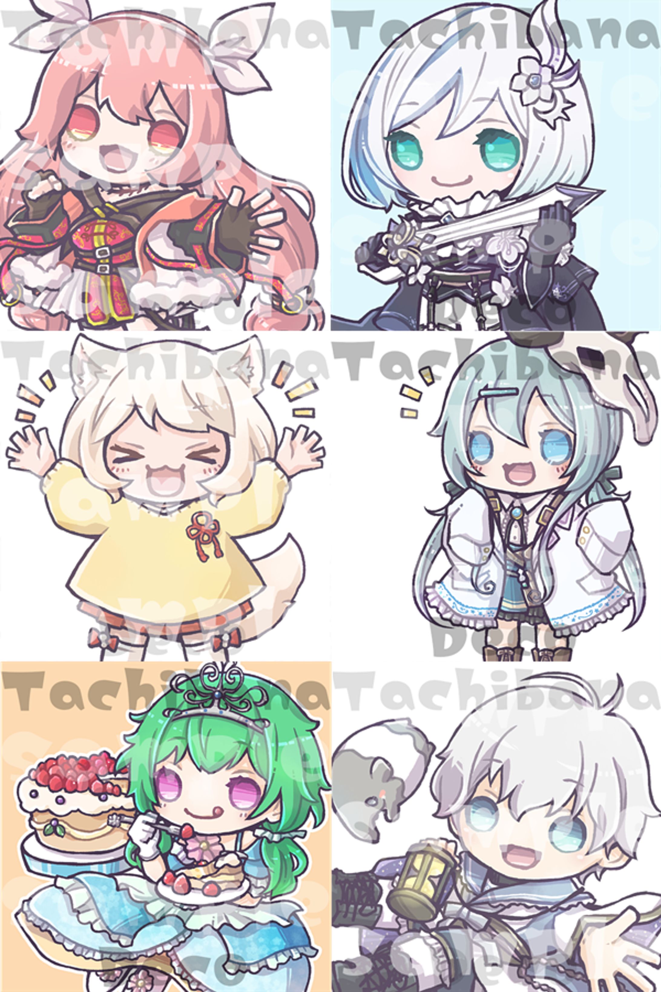 デフォルメキャラクターイラスト-1