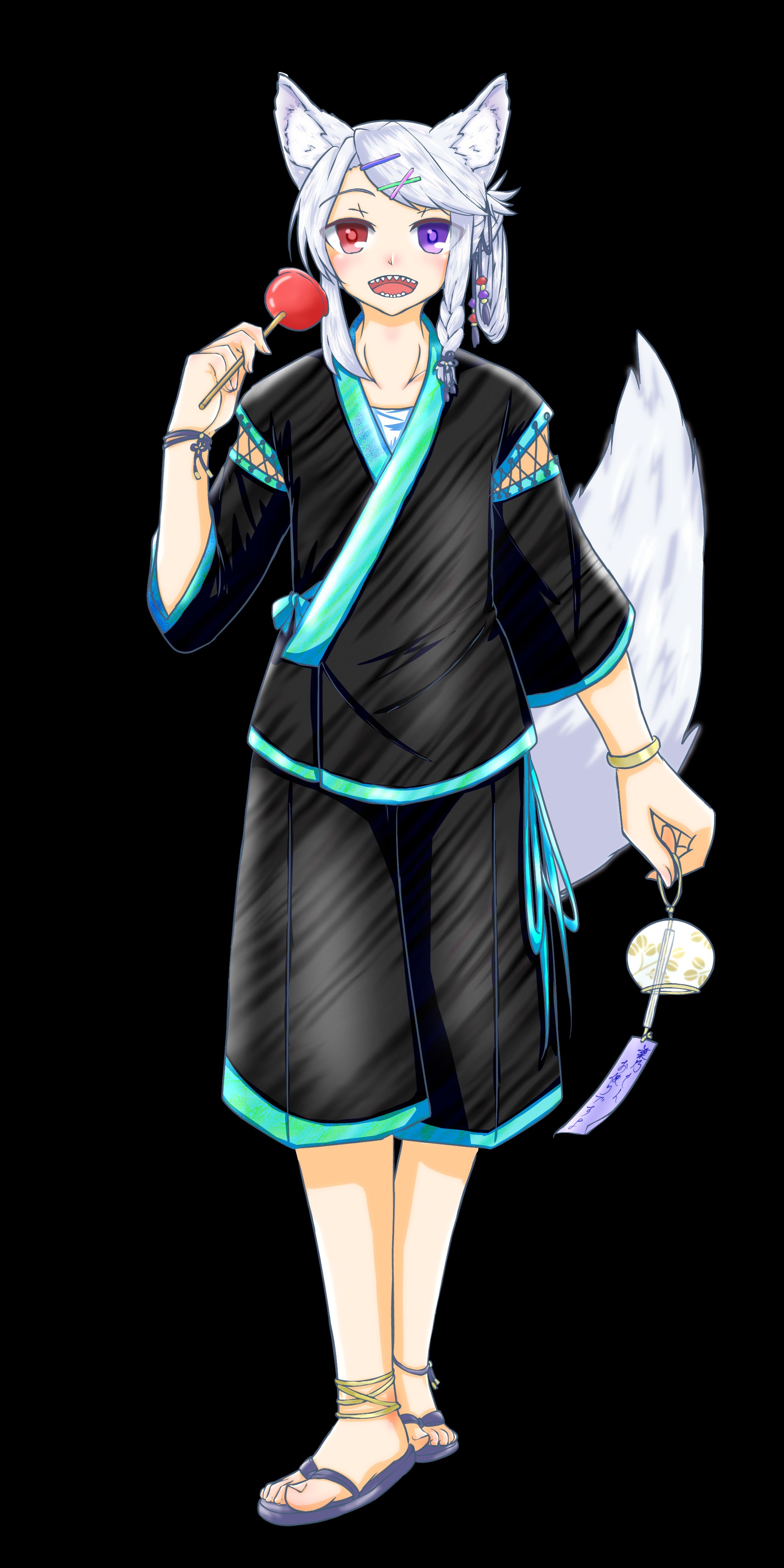 FA・菜乃様立ち絵【甚平】【夏服】-1