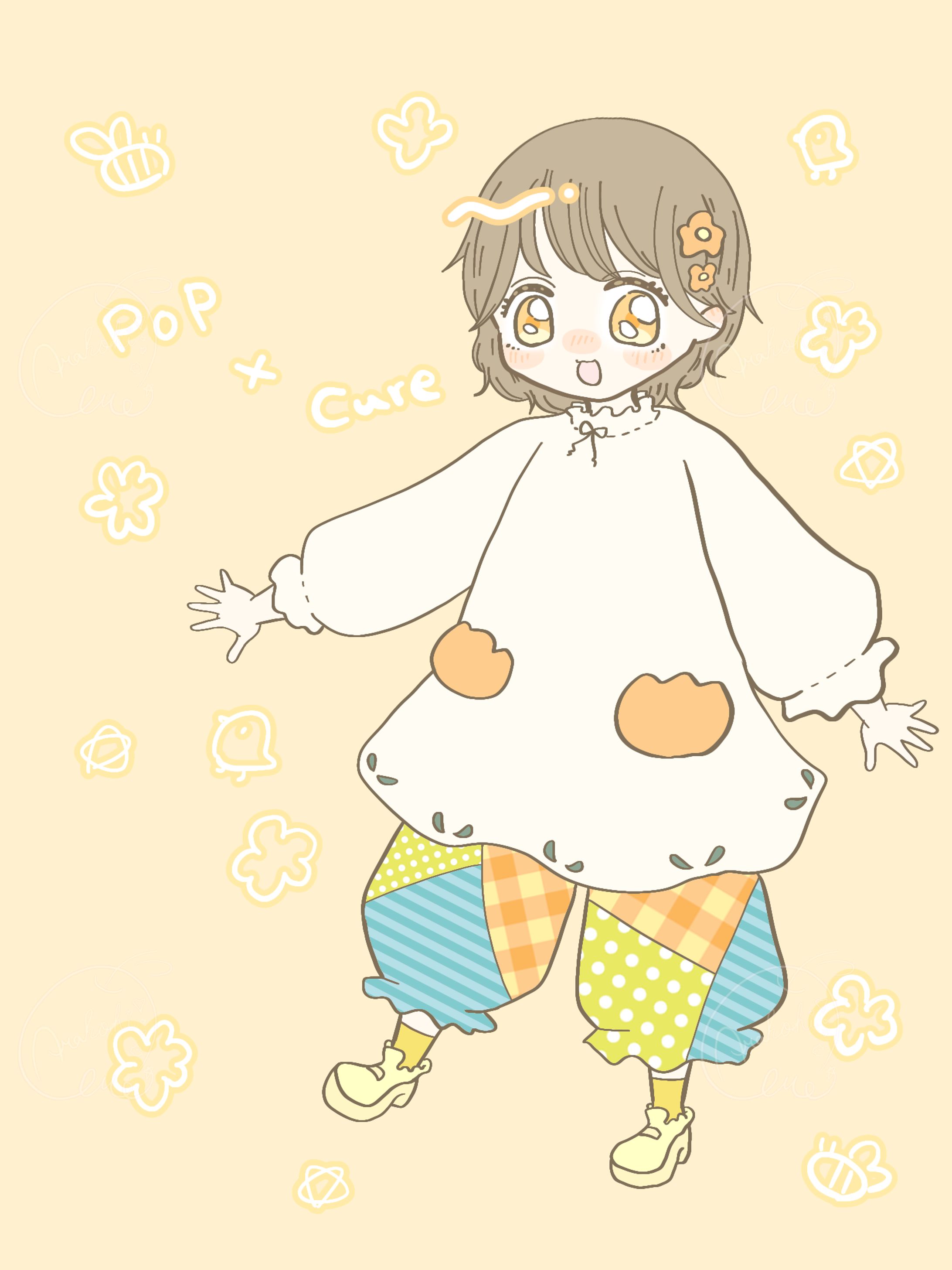 ぽぷきゅあおにゃのこ🌼.*-1