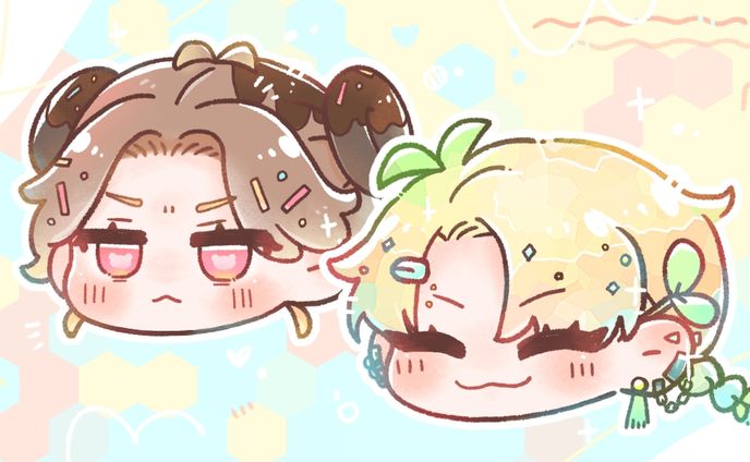 創作🎣猫葉こばん‪ 熊狩まどか/顔饅頭