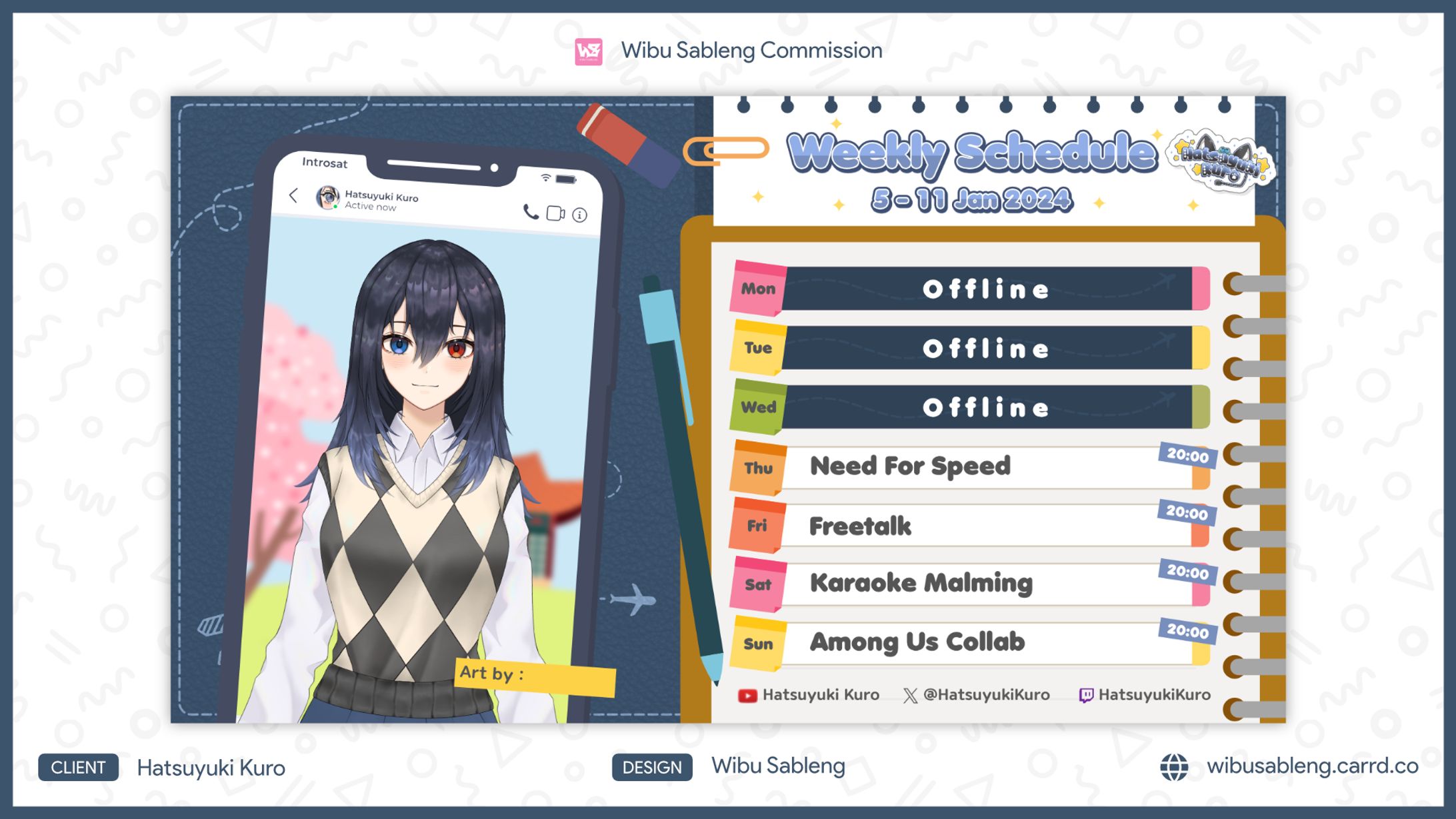 Hatsuyuki Kuro Schedule-1