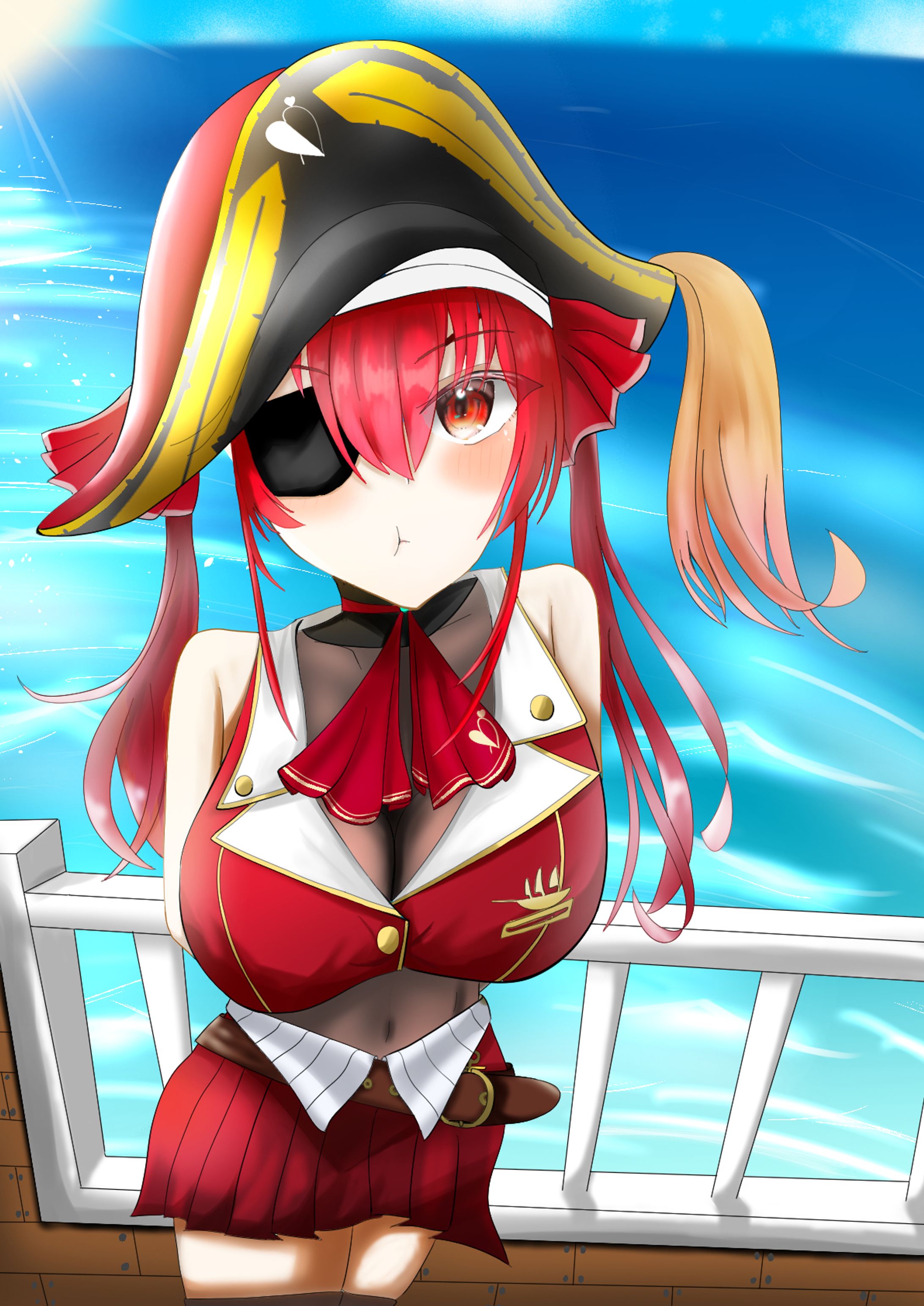 海賊マリン船長　イラスト-1