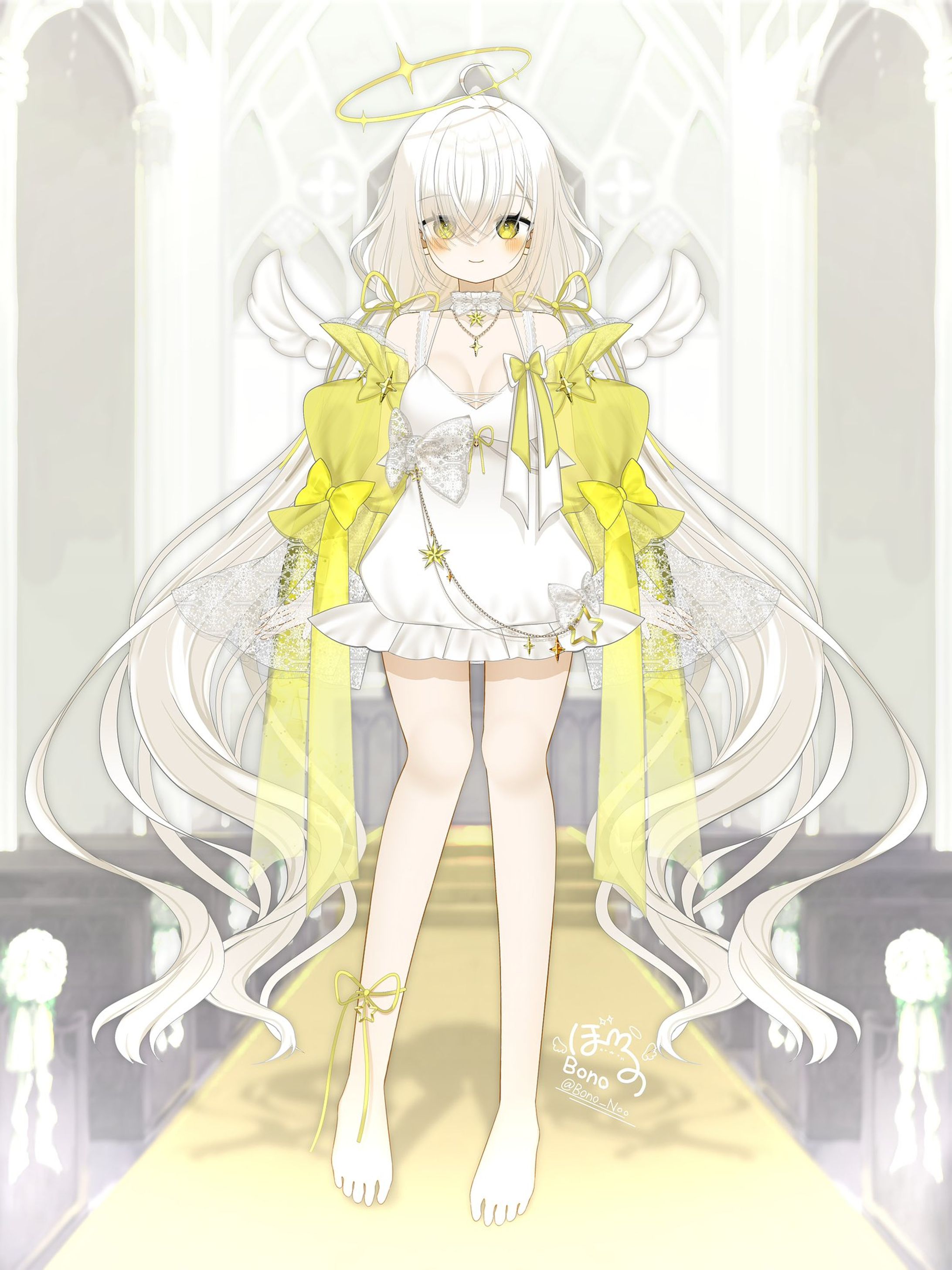 live2D用パーツ分け立ち絵/星集めの天使-1