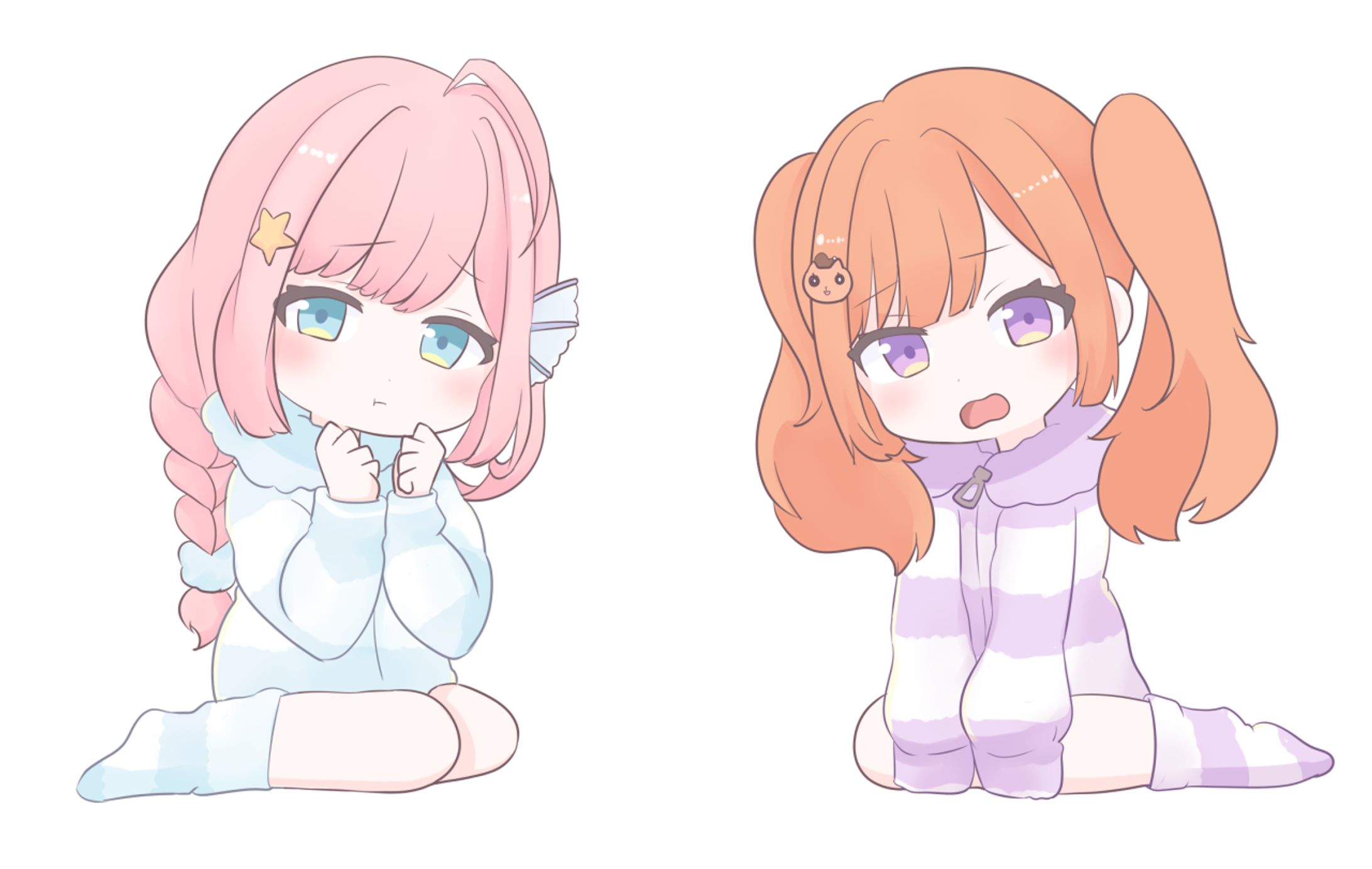 海月シェル様_バル子様_歌ってみた用イラスト制作-1