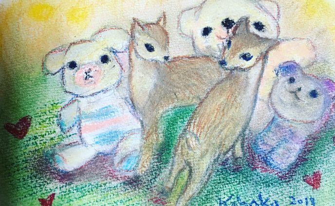 かわいい動物たちの小物
