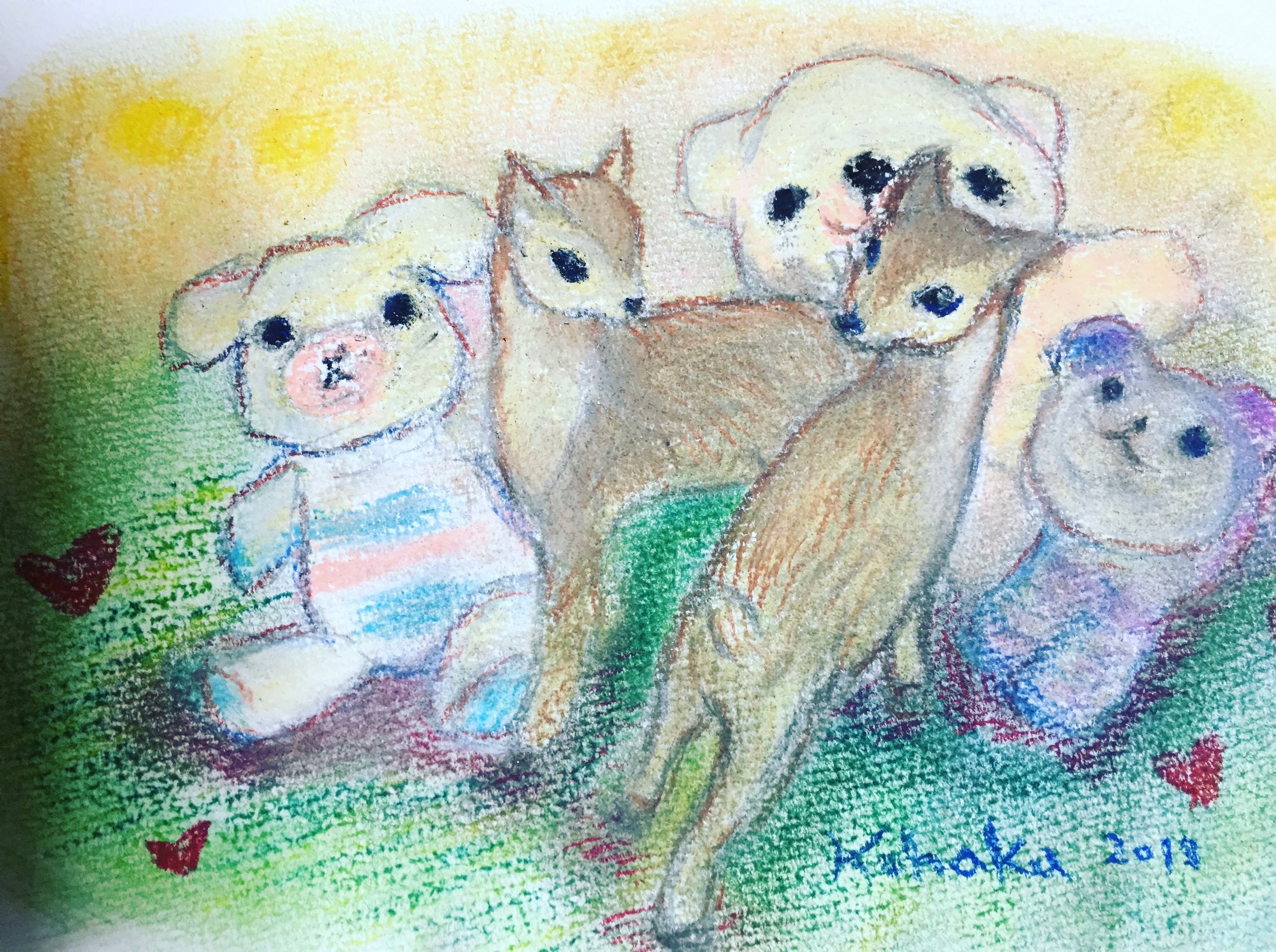 かわいい動物たちの小物-1