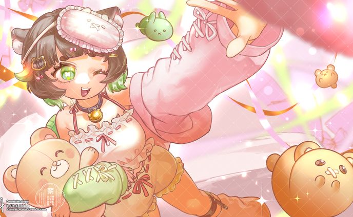 VTuber｜熊川まる｜生日賀圖