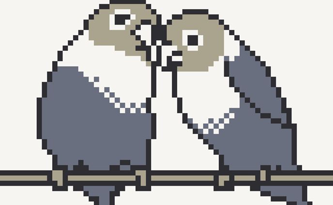 ドット絵、動画サムネイル