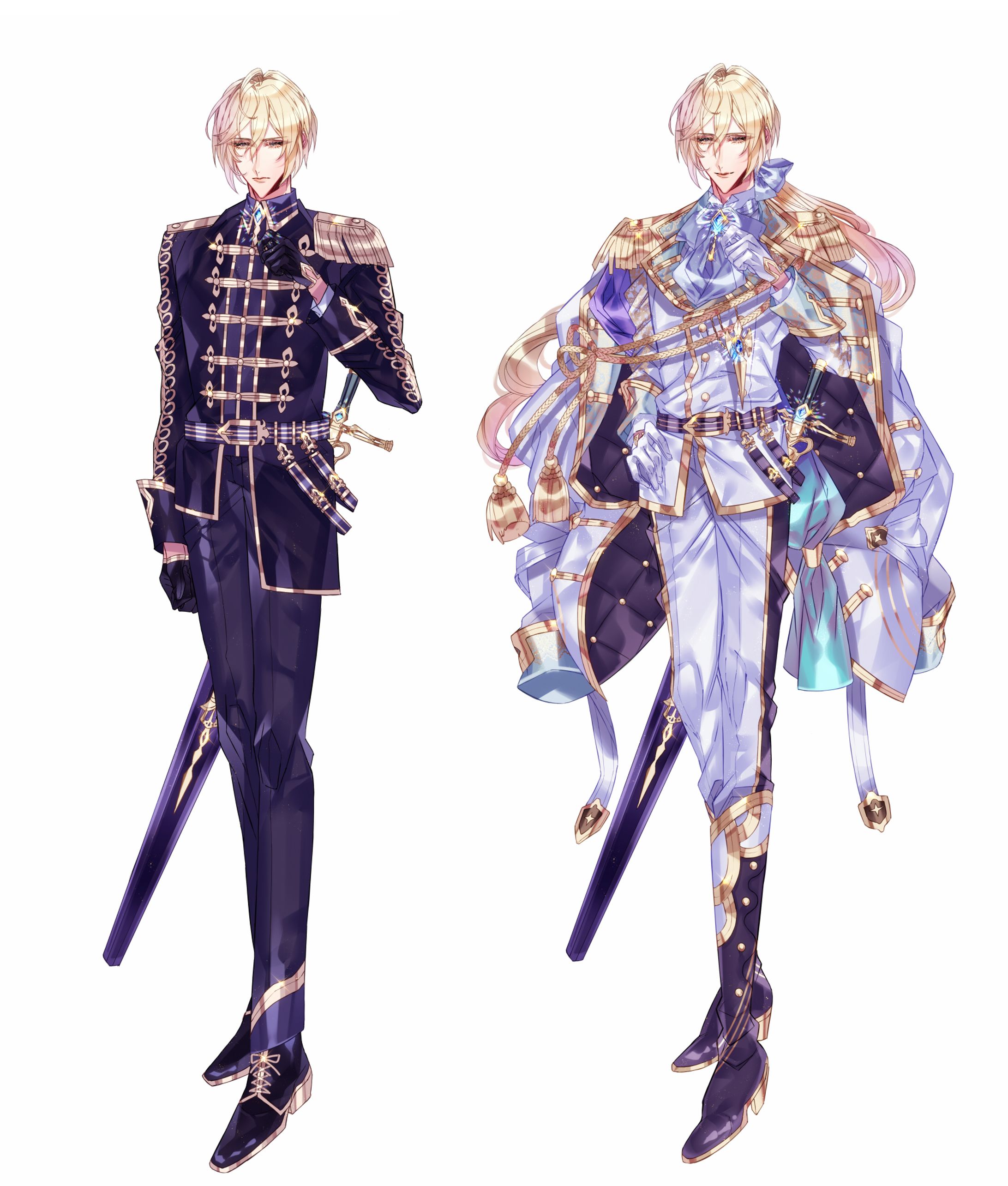 「KnightCaseFiles」立ち絵/リヒト-1