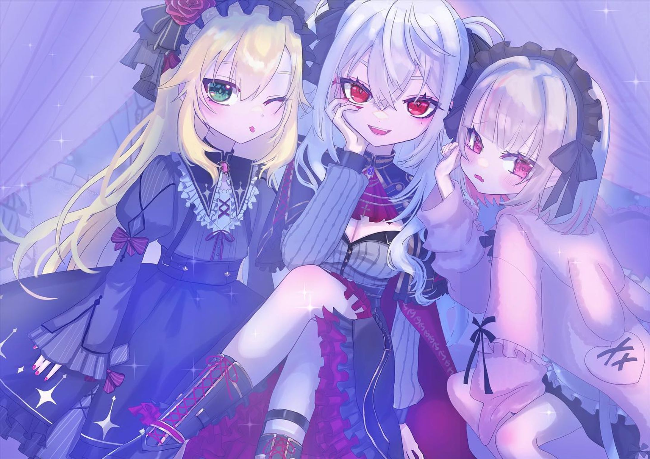💛❤️🩷

#SanyArt #りりむとおえかき #絵画コウ  #にじさんじ  #nijisanji  #illustration-1