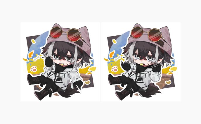 コミッションサイト「つなぐ」ご依頼SDイラスト