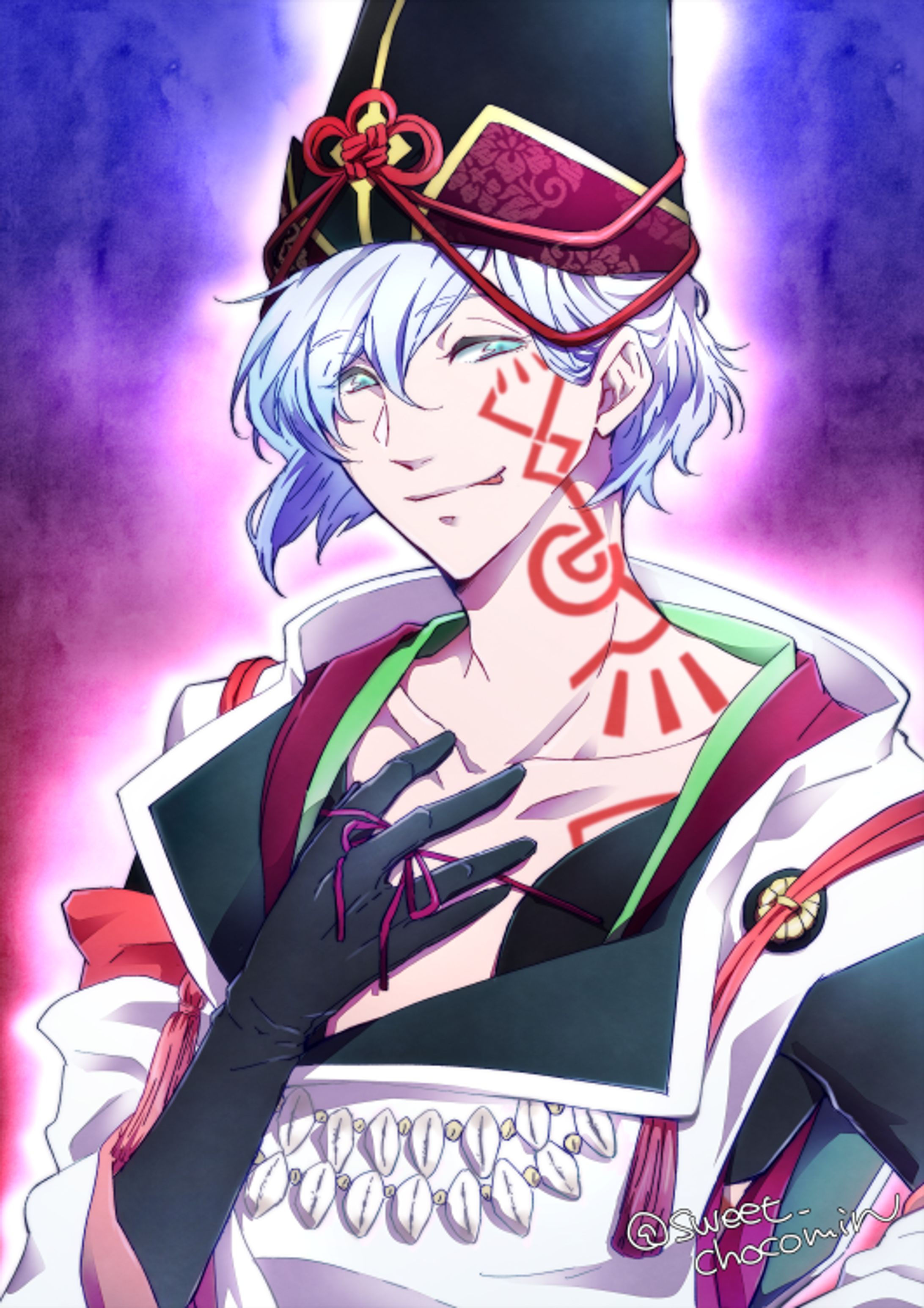 アニメ塗り×グラデーション塗りサンプル-1