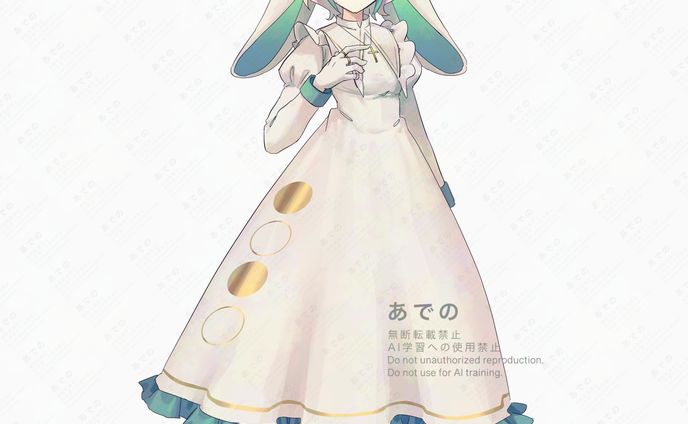 TRPG立ち絵 ラフ