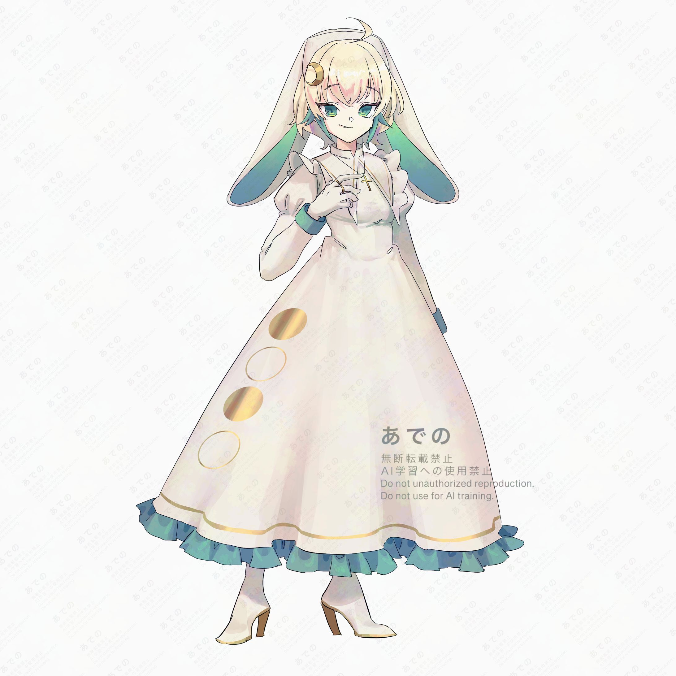 TRPG立ち絵 ラフ-1