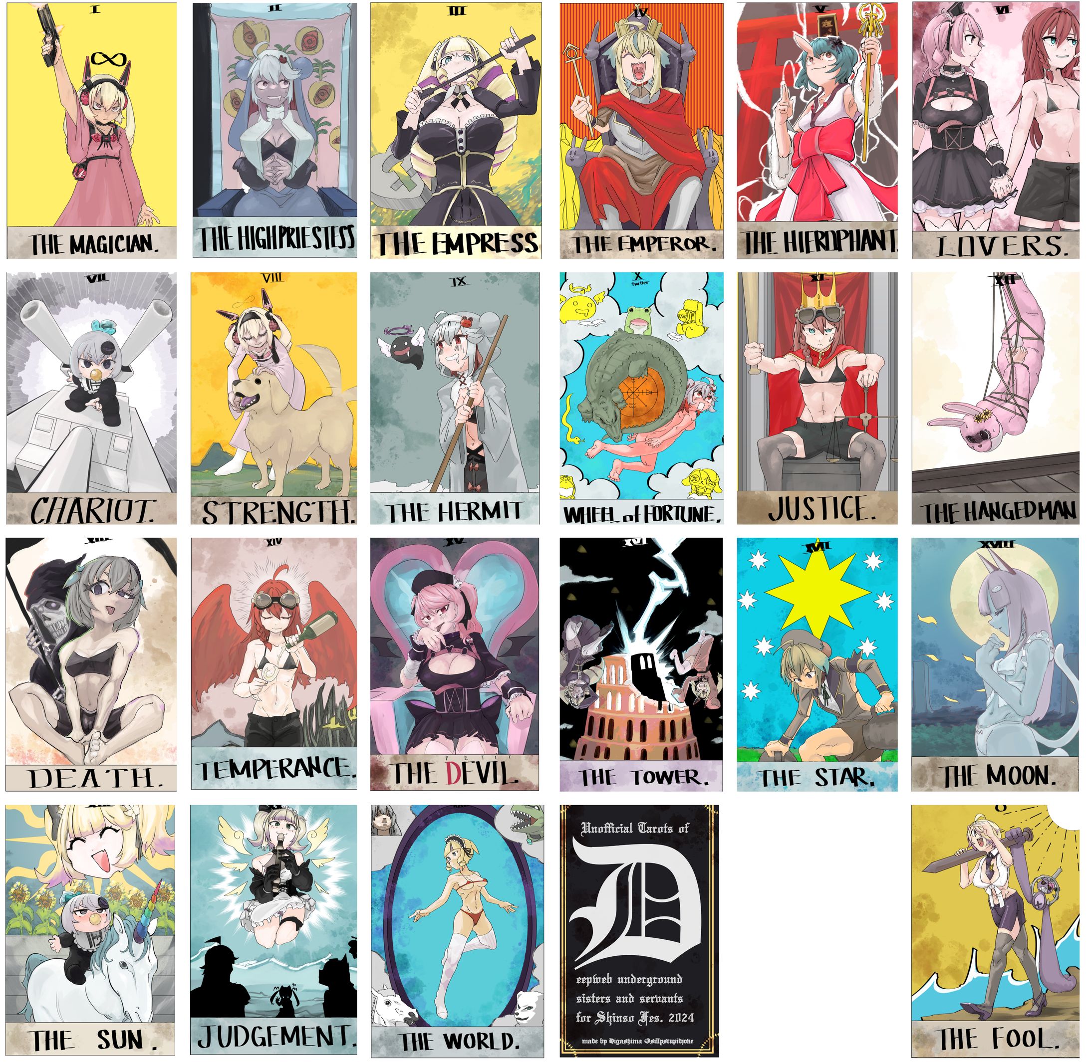 グッズイラスト例　タロットカード-1