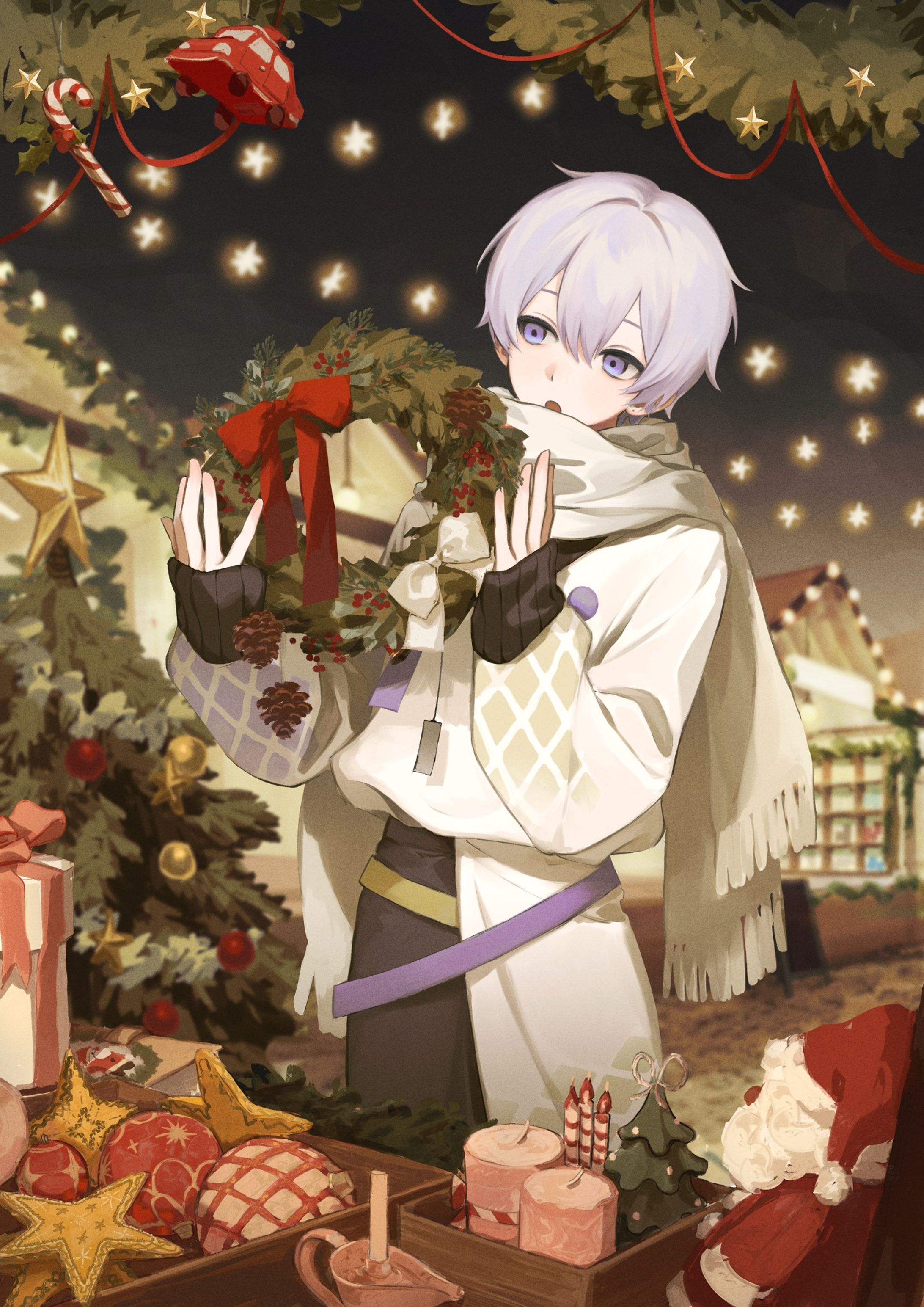 玉章りつと様 クリスマスイラスト 描き下ろし-1