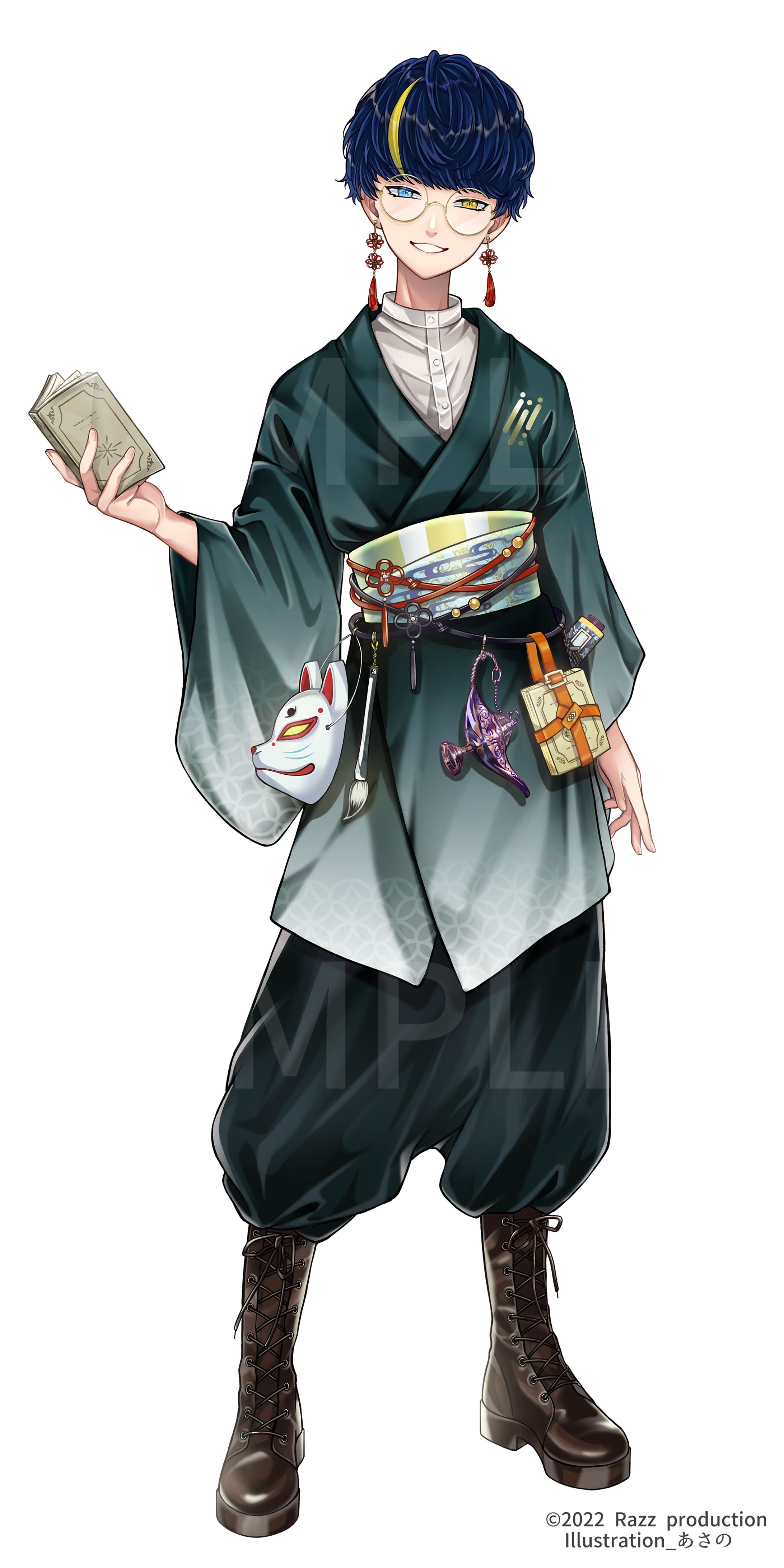 6枚：夜乃風セイハ様_立ち絵(Razzプロダクション様所属)-1