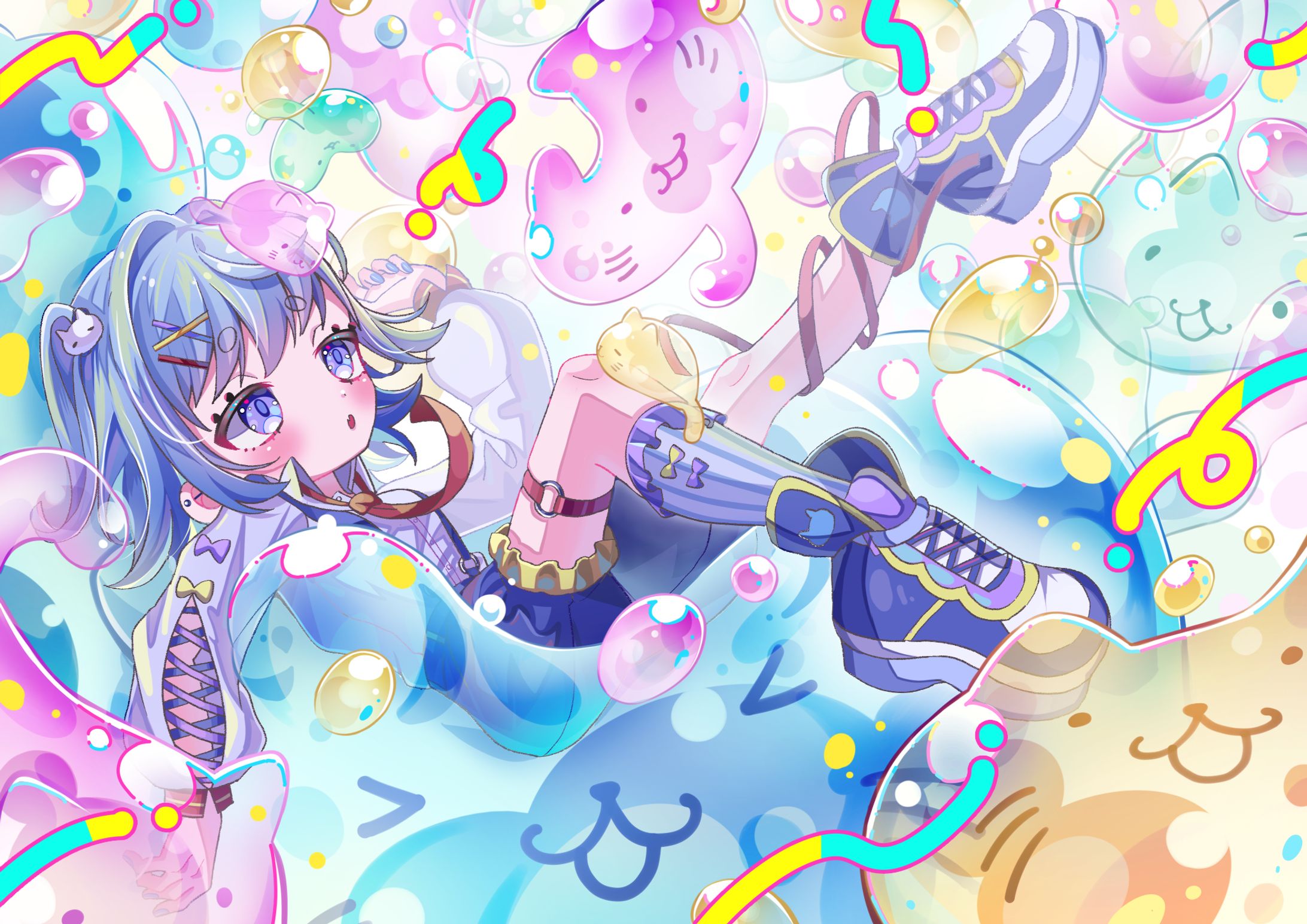 幸せなにゃんこゼリー空間-1
