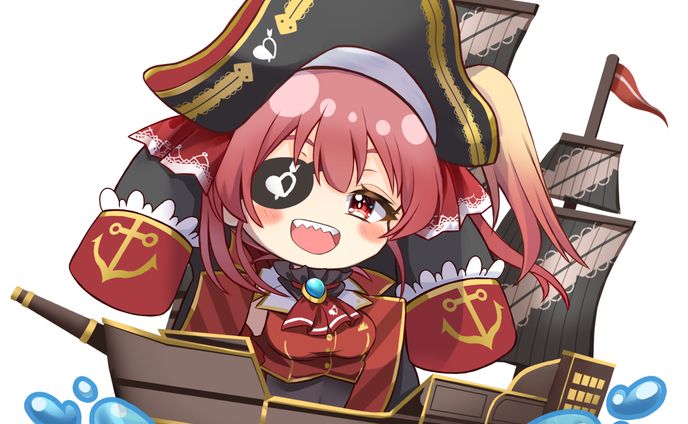 ファンアート|宝鐘マリン（SDキャラ）