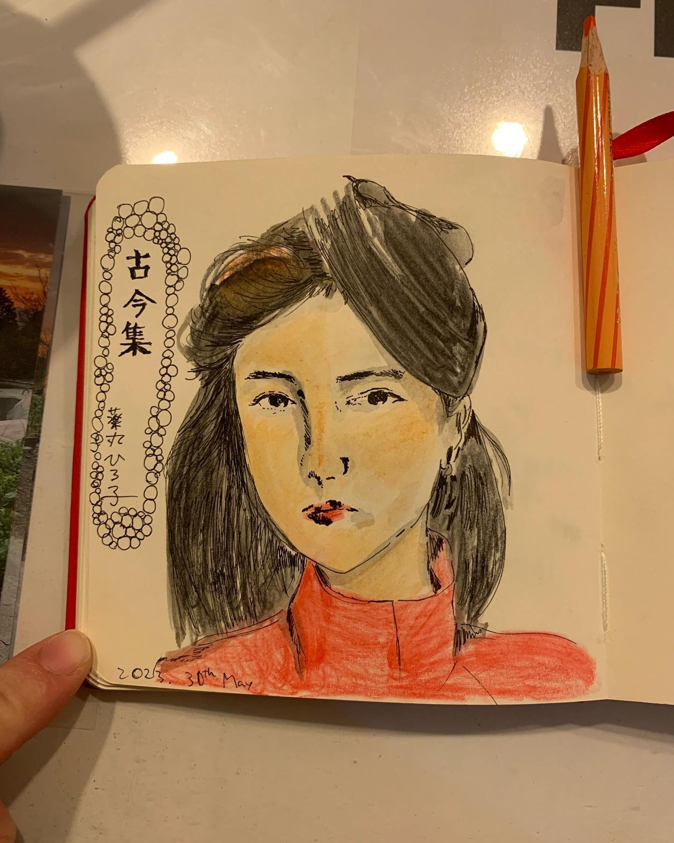 Hard to draw portrait
Hiroko Yakushimaru-1