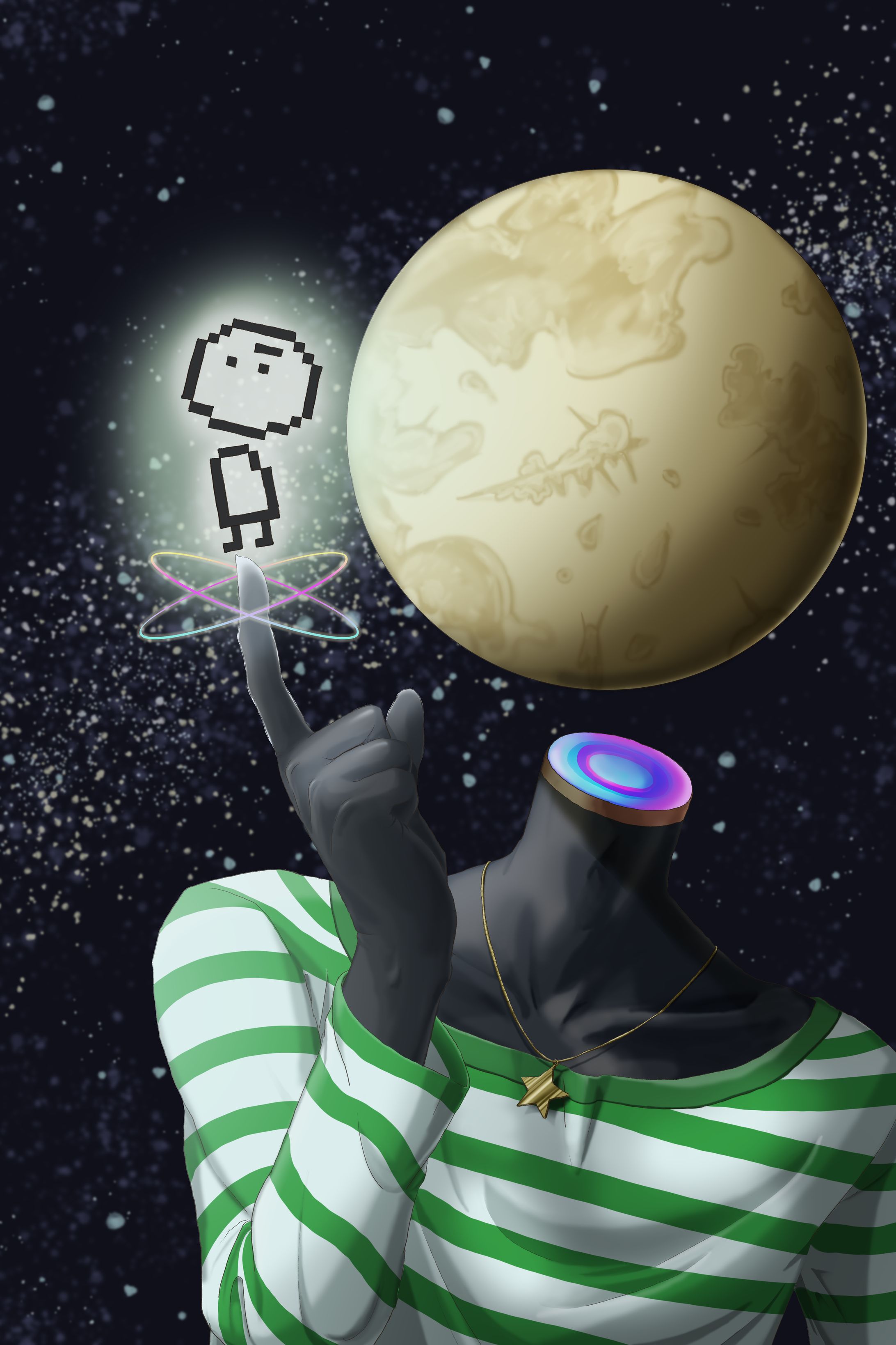 胸上一枚絵(round headedmanさん)-1