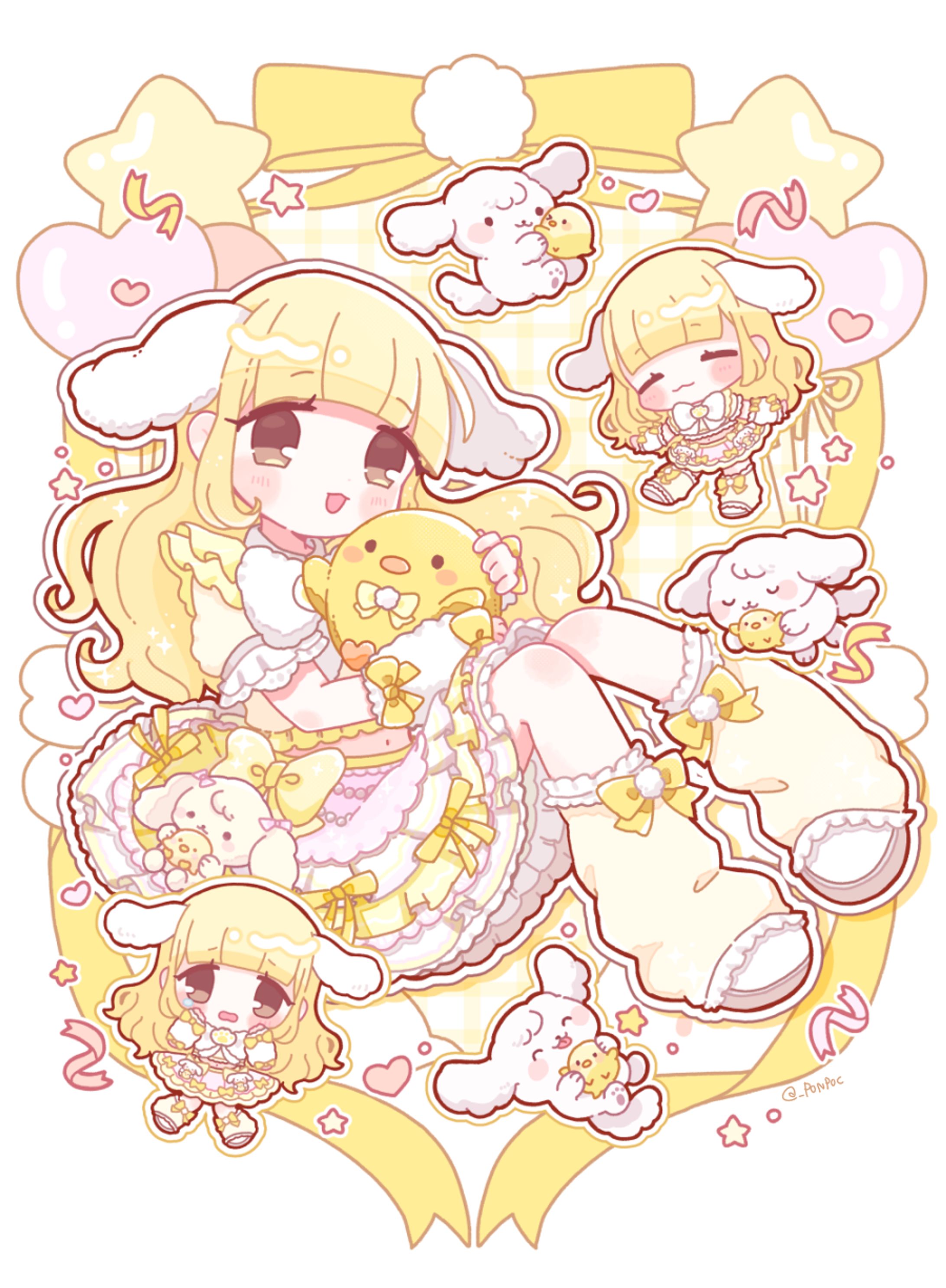 【お仕事】make mie 雛小みらい様　生誕祭イラスト-1
