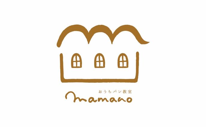 【ロゴ】おうちパン教室mamano 様