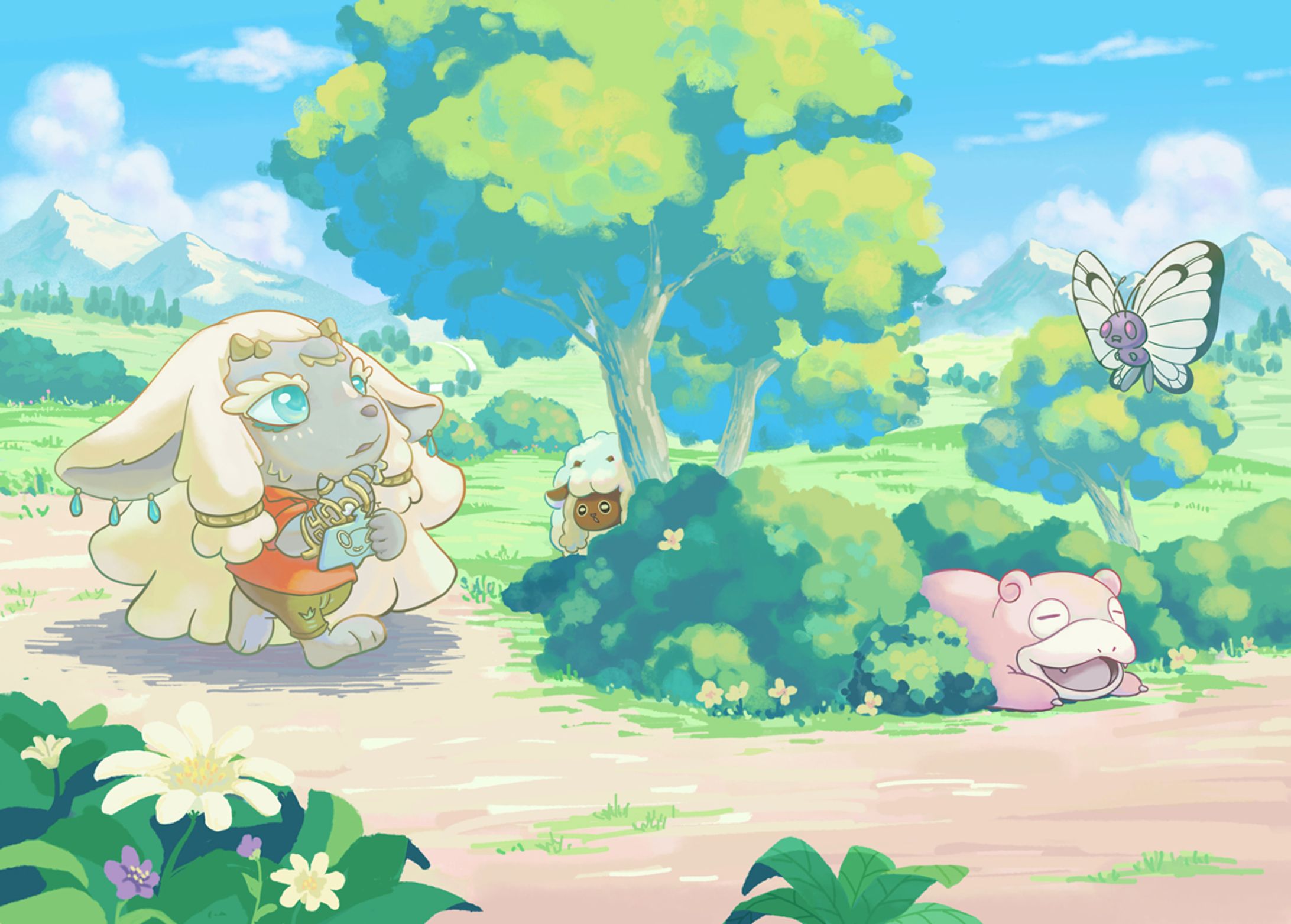 Rauru in Pokemon World Fanbook-1