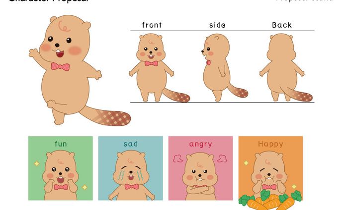 生活雑貨用品のパッケージキャラクター