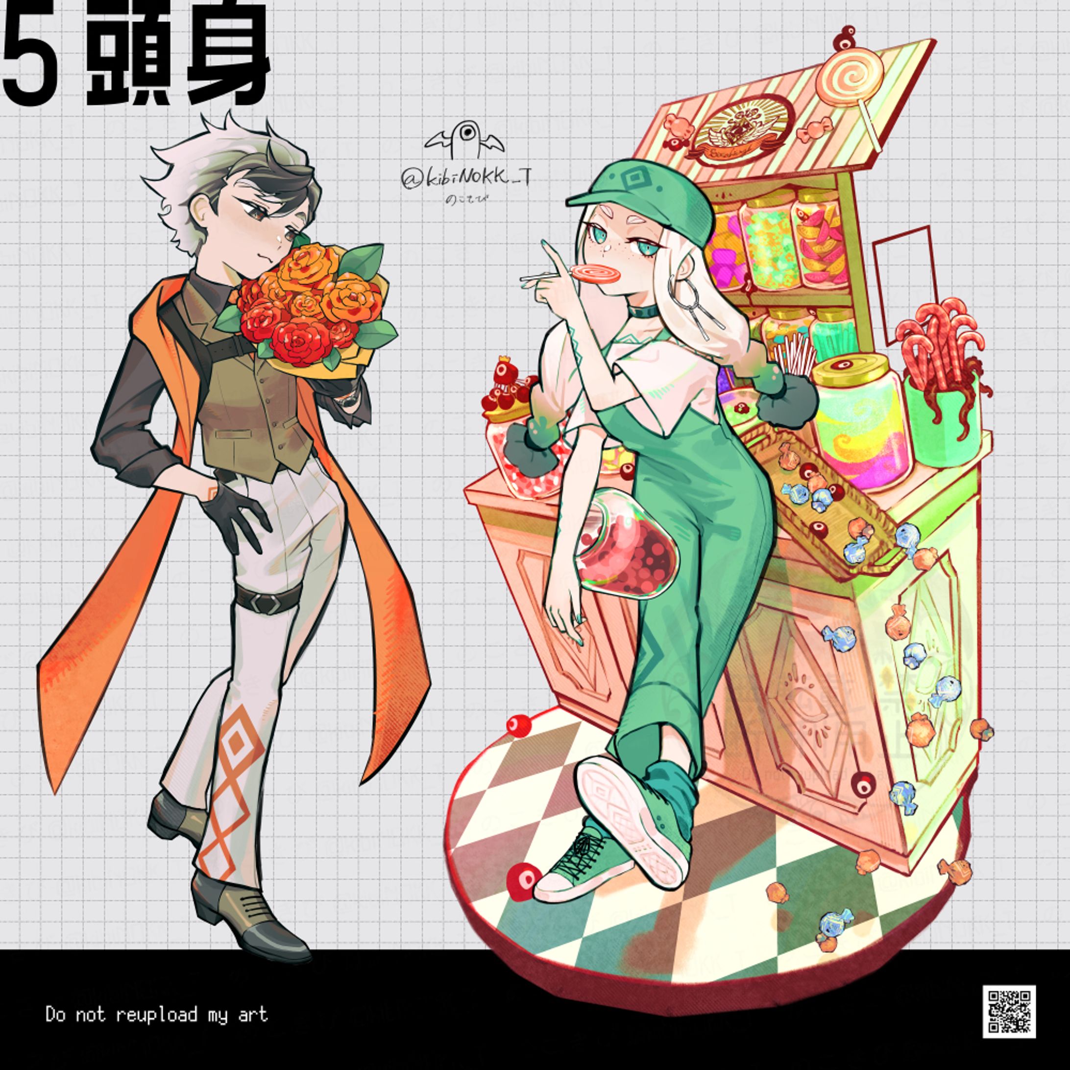 【自主制作】５頭身キャラクター-1