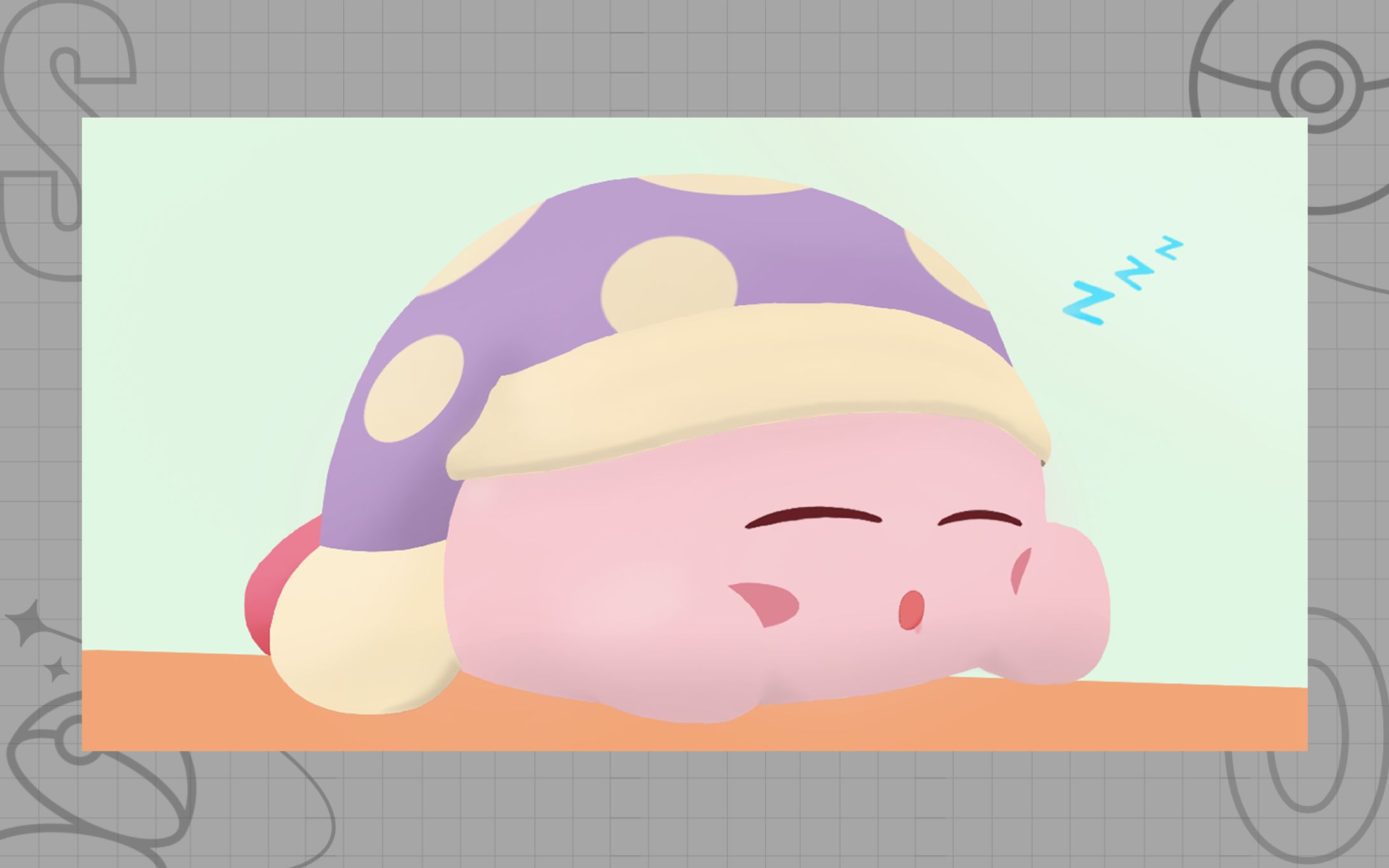 サクッと描いてみたカービィちゃん-1