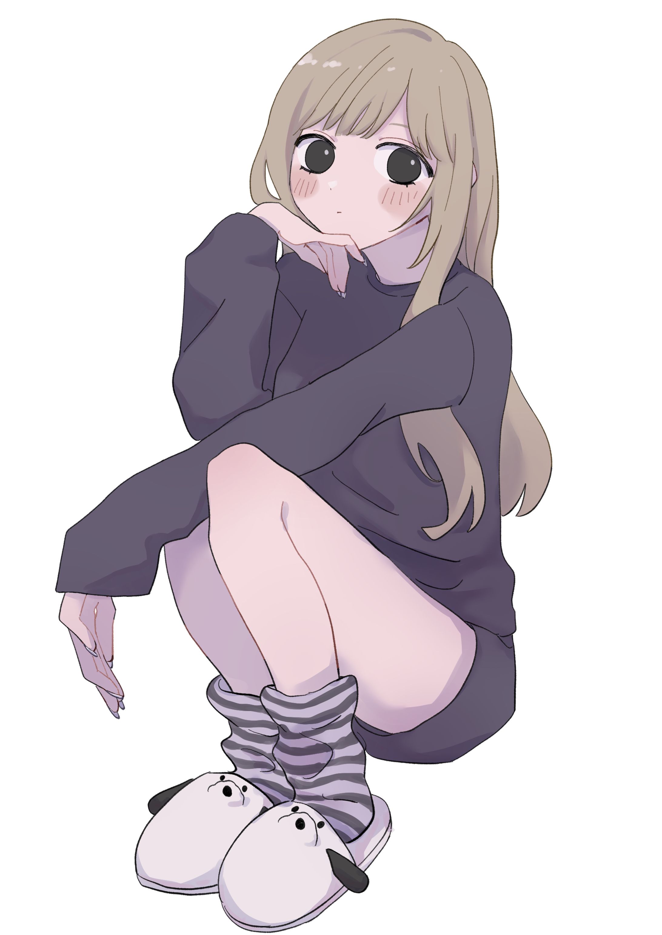 犬のスリッパ可愛い-1
