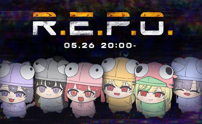 『R.E.P.O.』コラボ配信サムネイル