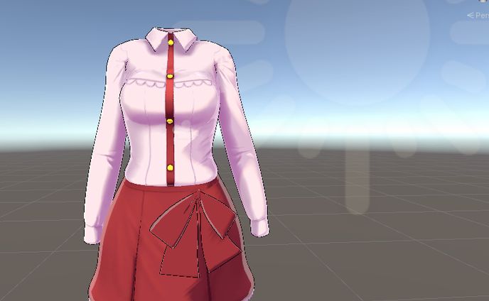 キャラクター追加衣装制作例(Vtuber3)