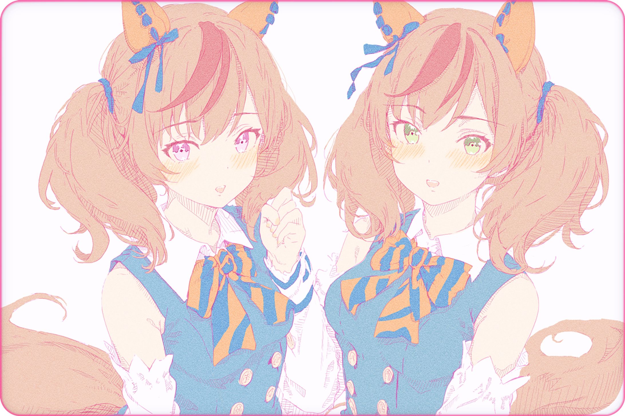 ウマ娘『ナイスネイチャづくし♡』【斜線塗り】-1