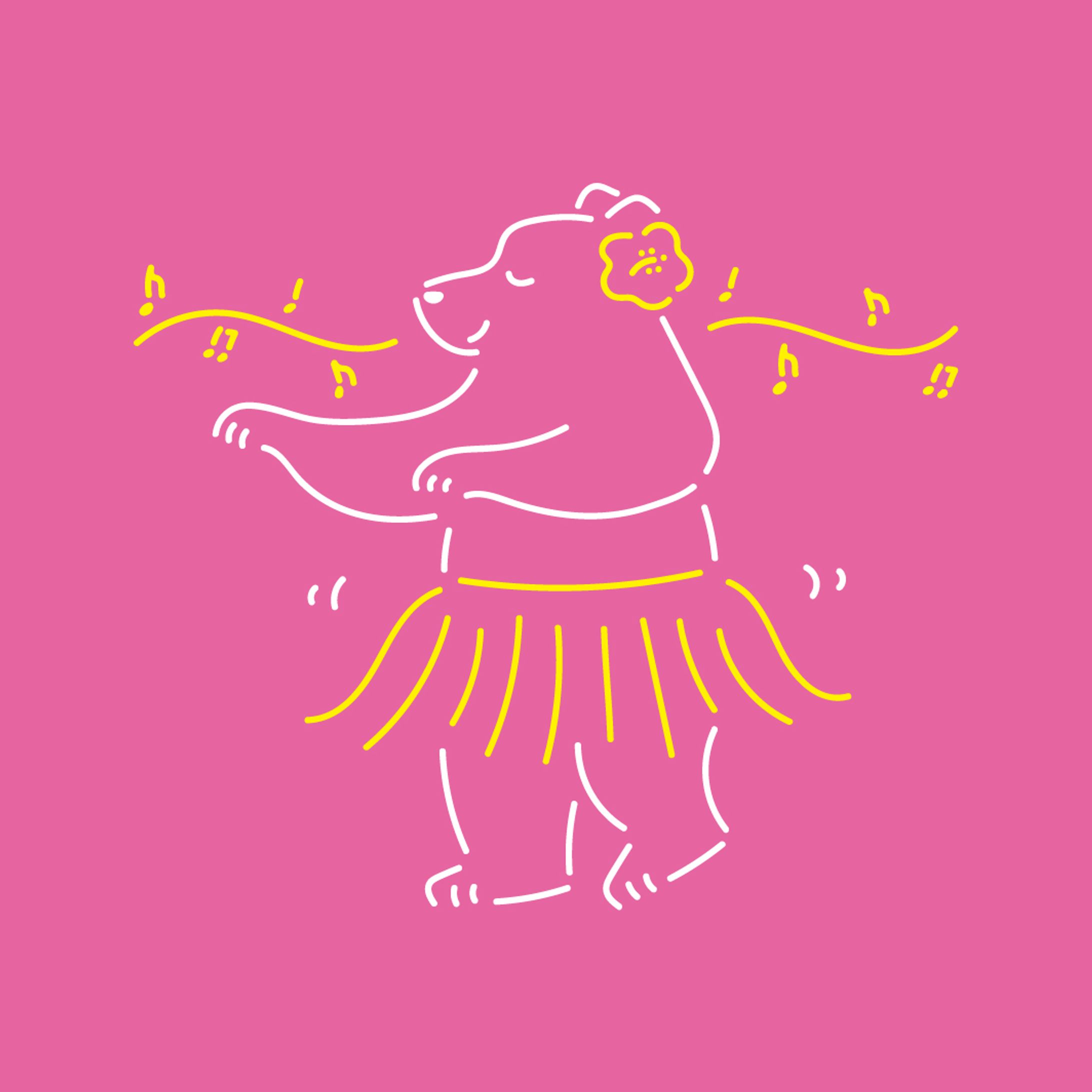 くまのフラダンス-1