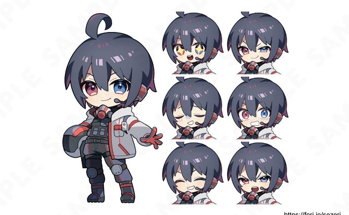 SDキャライラスト（2023年9月）